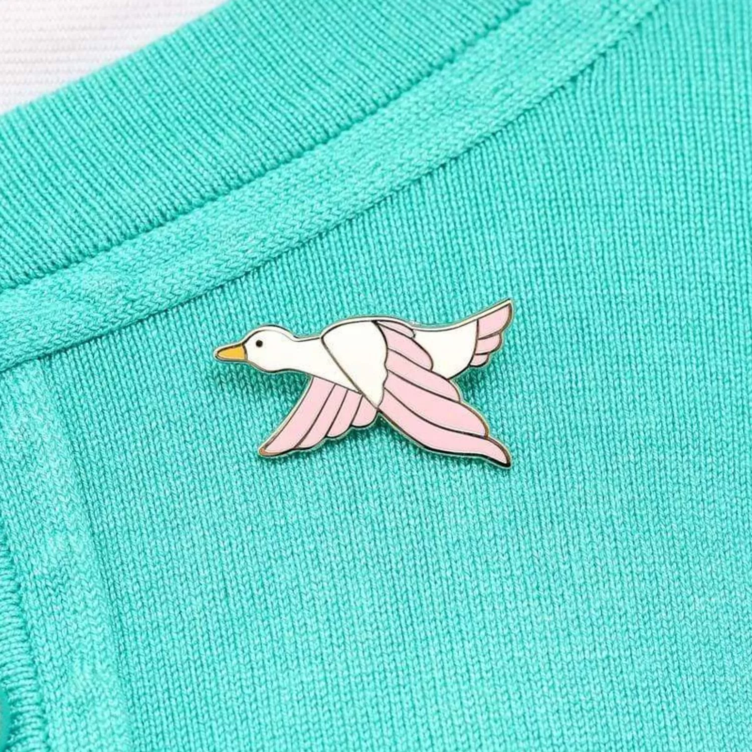 Dancing Duck Enamel Pin*Erstwilder Cheap