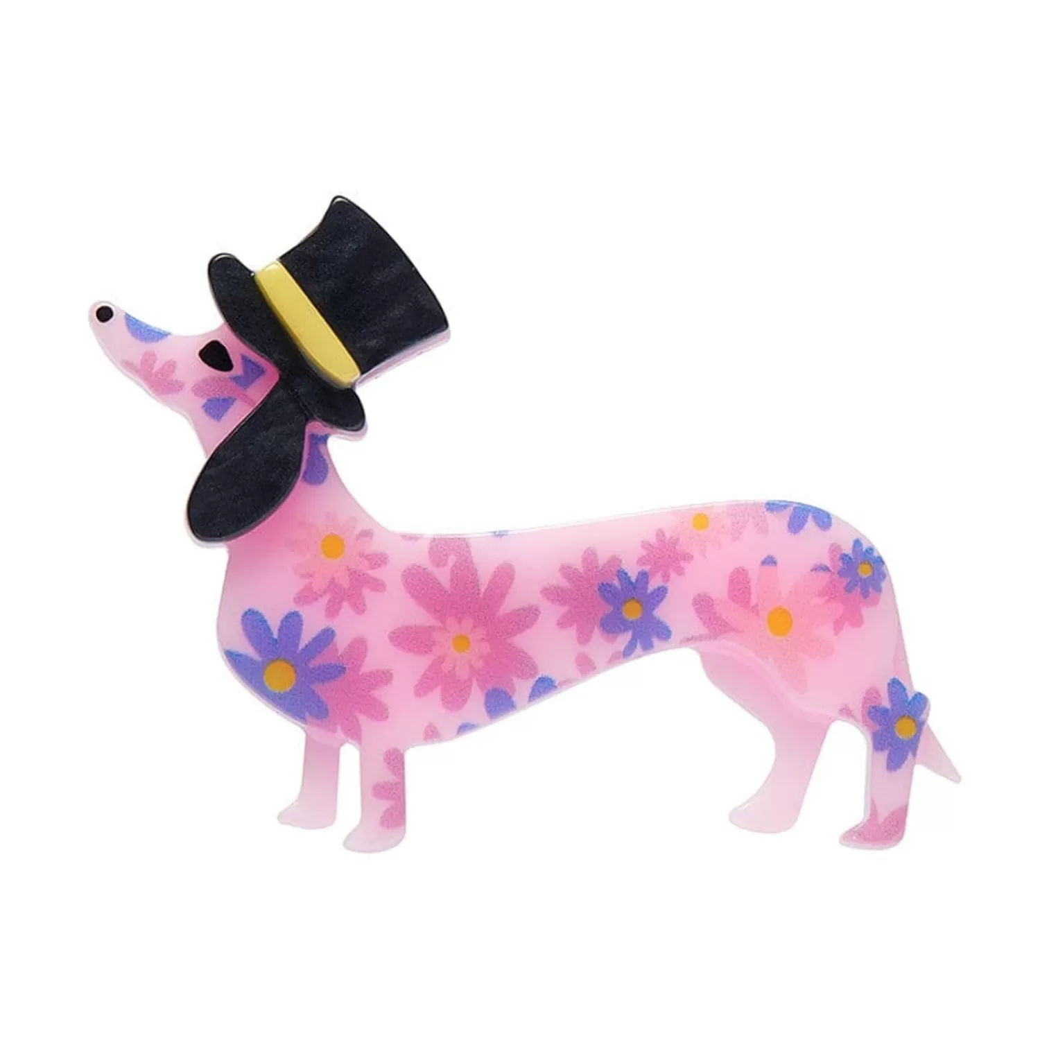 Dapper Dachsund Mini Brooch*Erstwilder Clearance