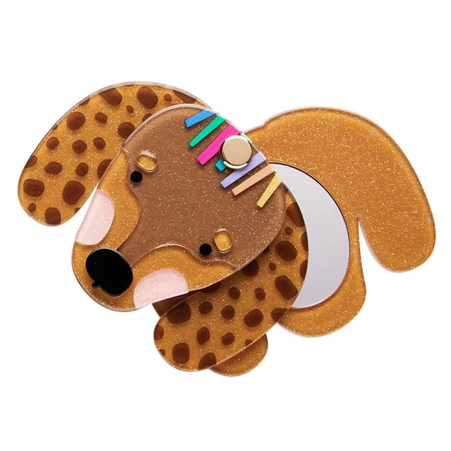 Darcy The Dachshund Mirror Compact*Erstwilder Shop