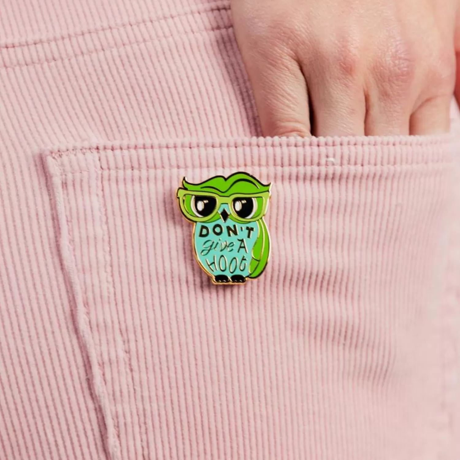 Don'T Give A Hoot Enamel Pin*Erstwilder Best