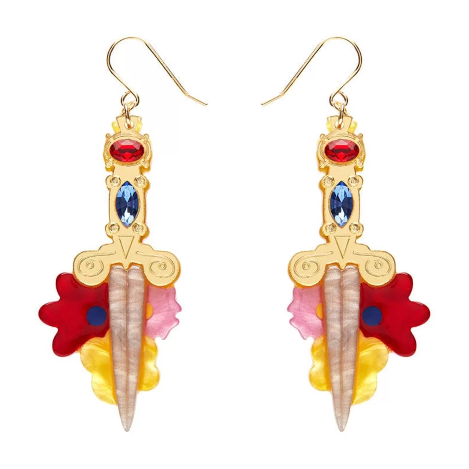 Double-Edged Delight Drop Earrings*Erstwilder Online