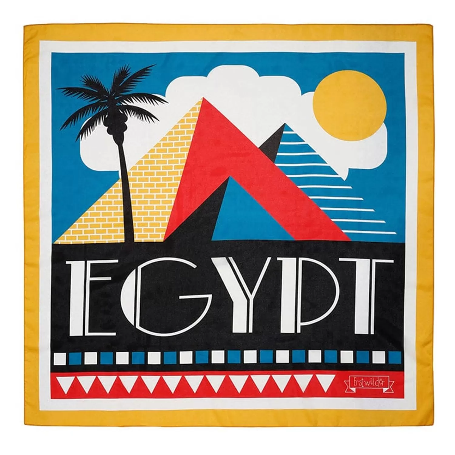 Egypt Souvenir Square Scarf*Erstwilder Best