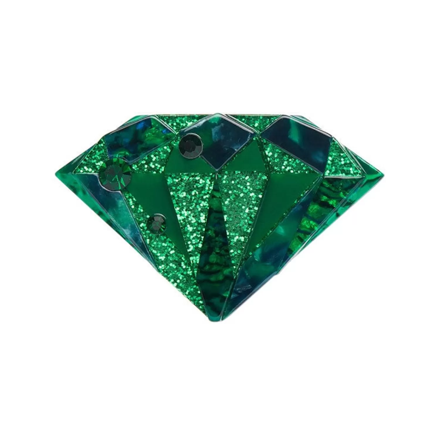 Emerald Brooch*Erstwilder Fashion