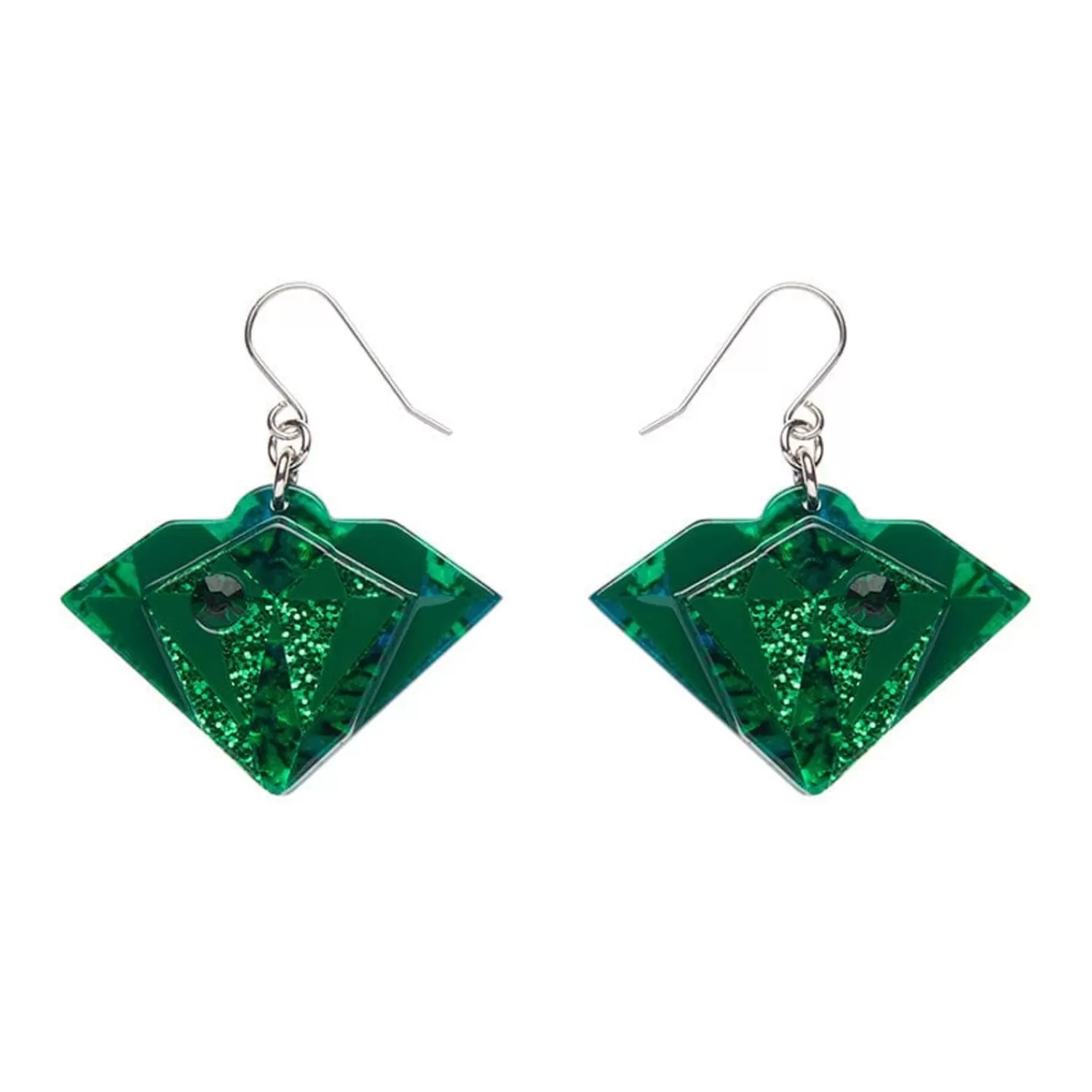 Emerald Earrings*Erstwilder Discount