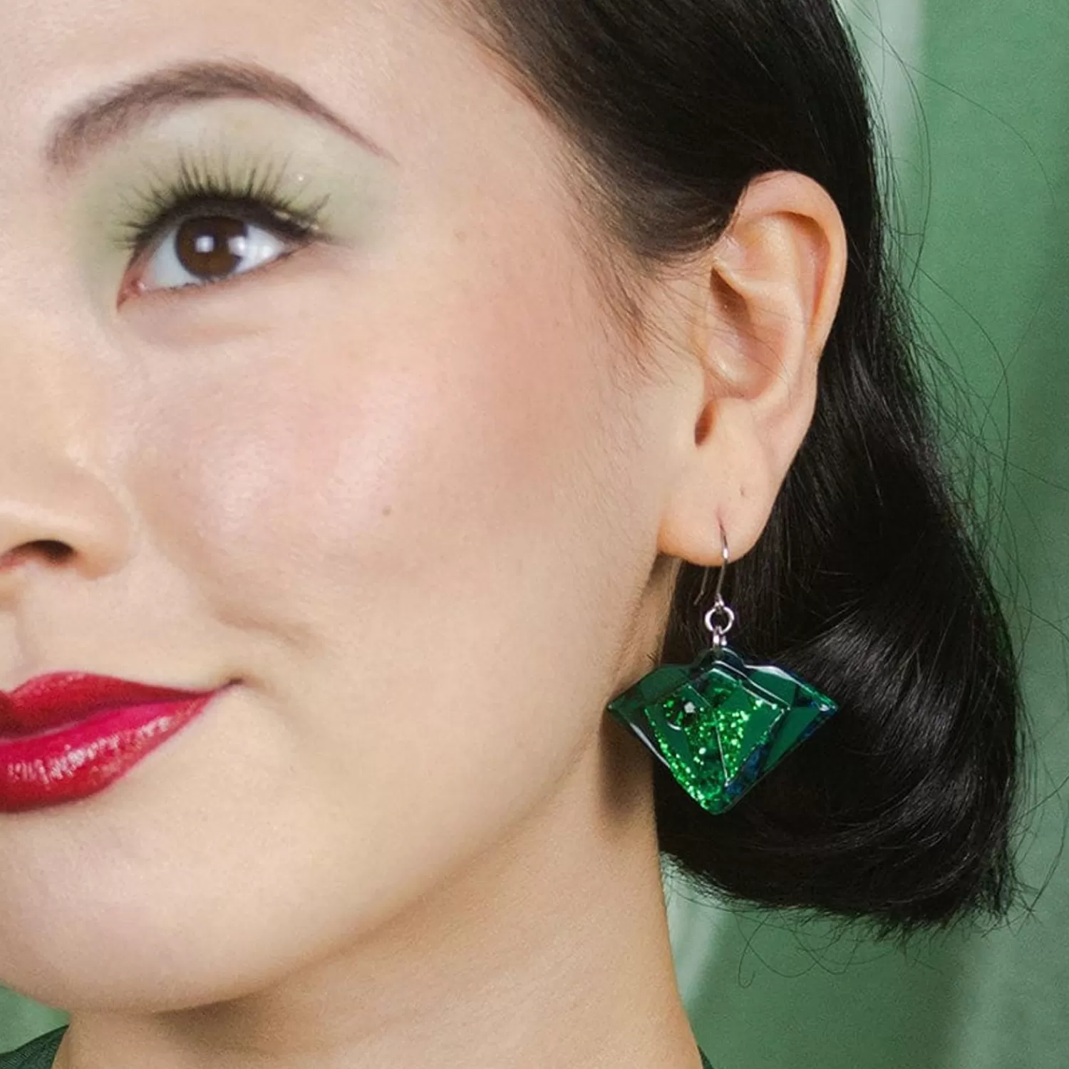 Emerald Earrings*Erstwilder Discount