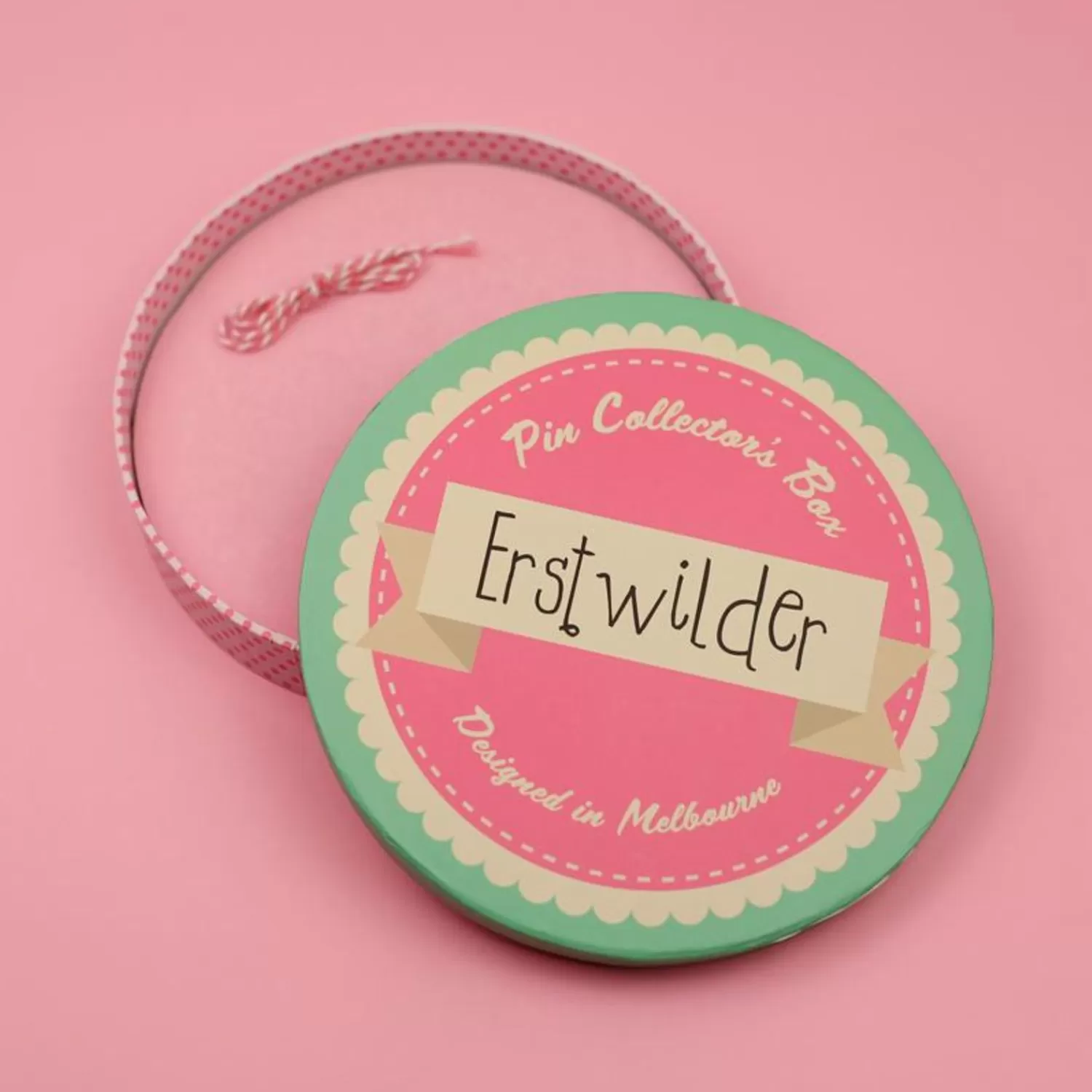 Enamel Pin Collectors Box (Pink)*Erstwilder Flash Sale