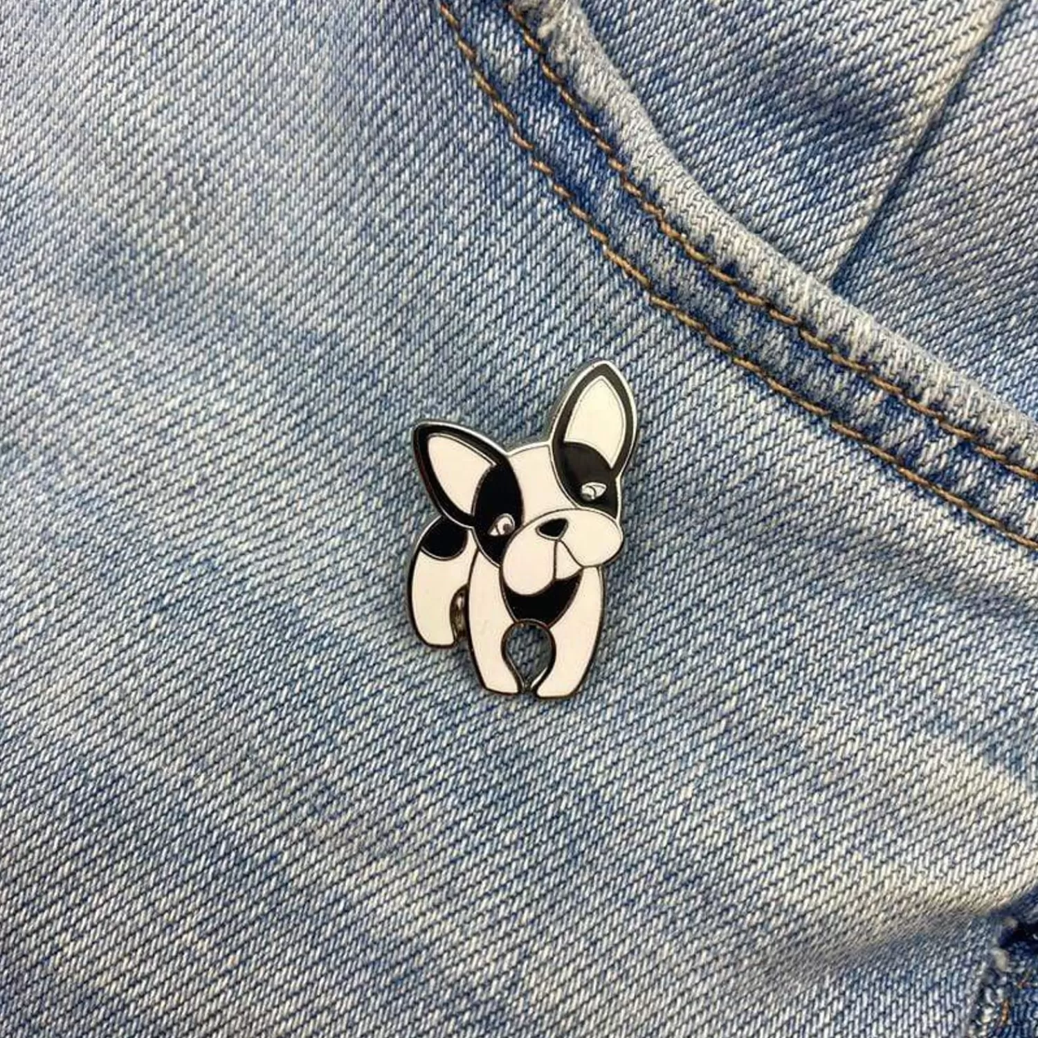 Fabian The French Bulldog Enamel Pin*Erstwilder Discount