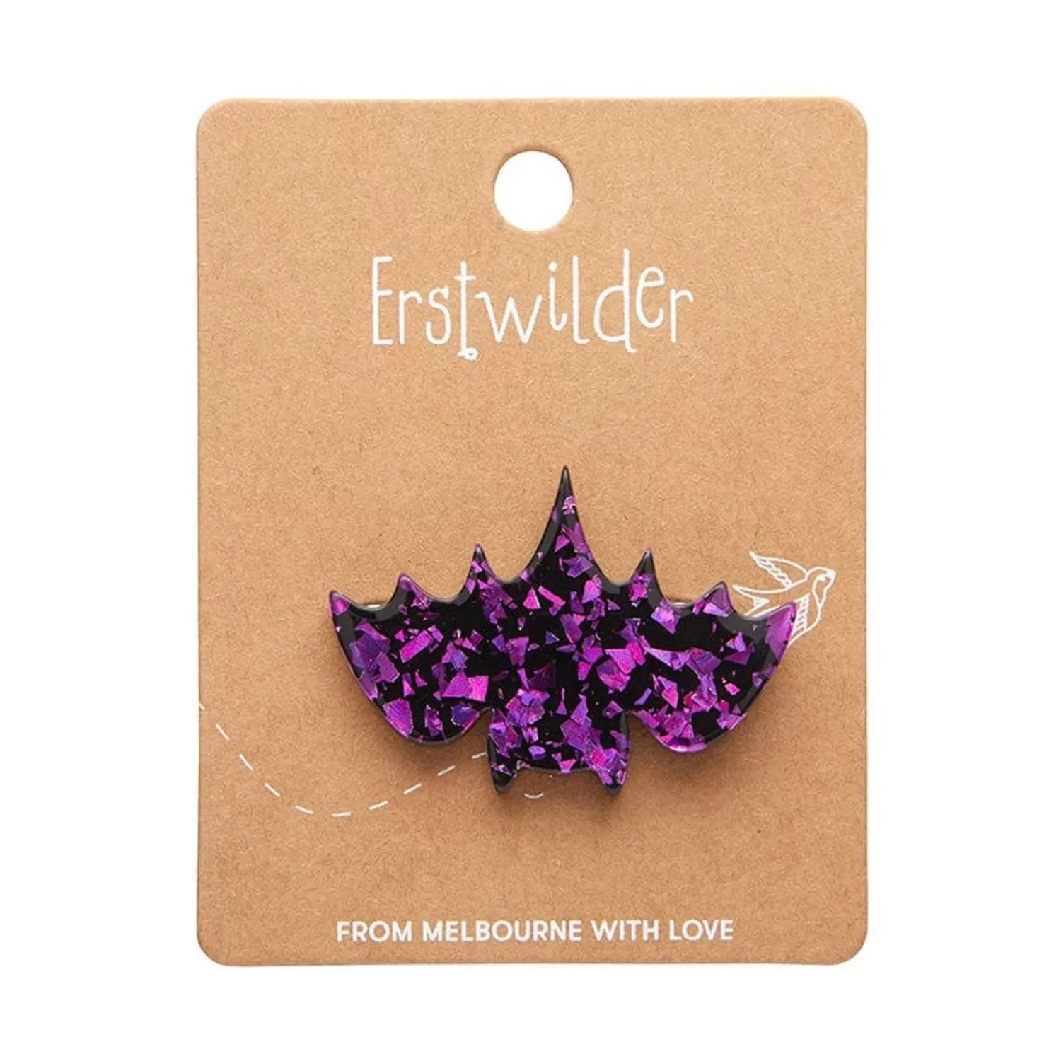 Fang Time Bat Mini Brooch*Erstwilder Flash Sale