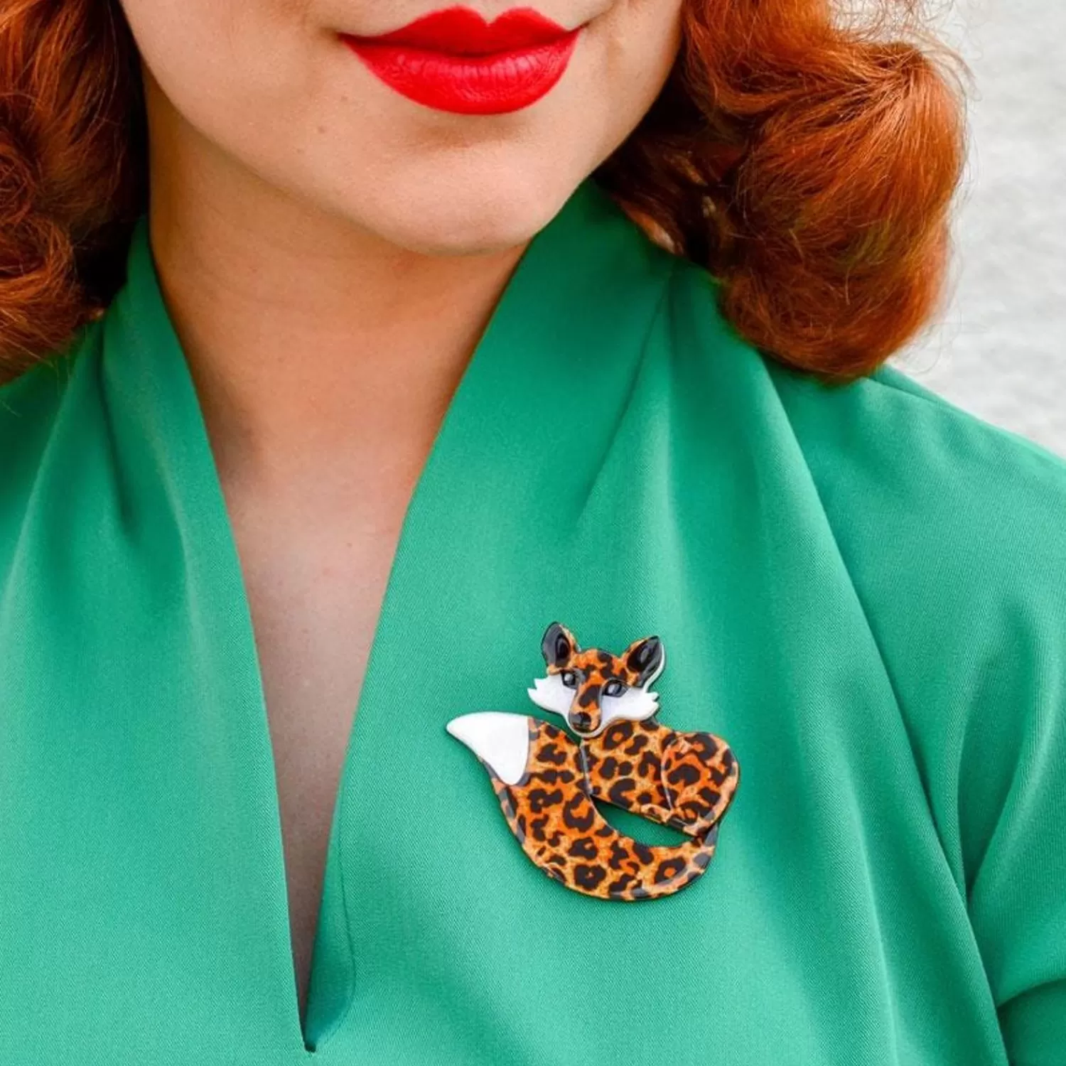 Faustine Fox Brooch*Erstwilder Online