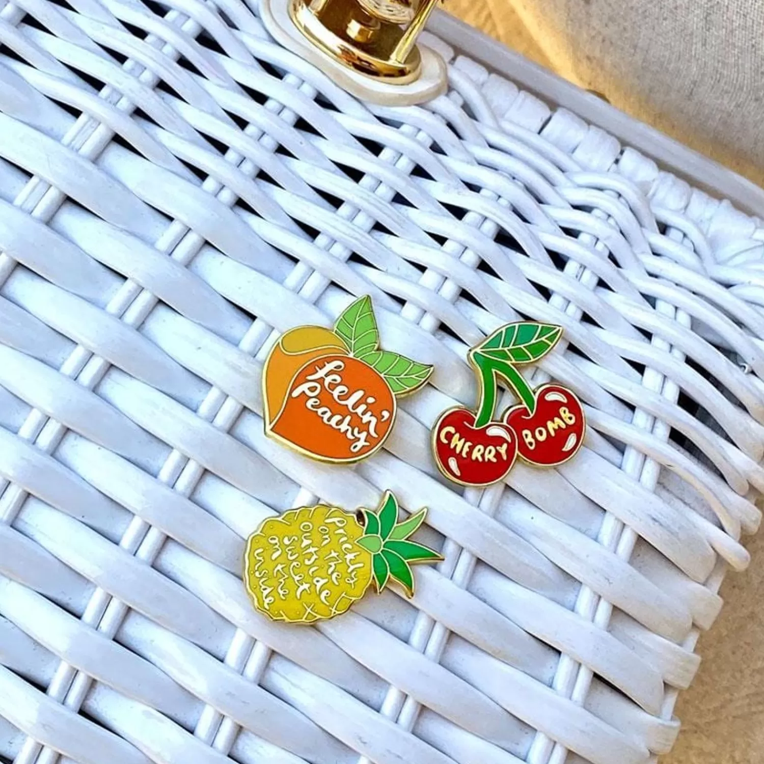 Feeling Fruity Enamel Pin Set*Erstwilder Flash Sale