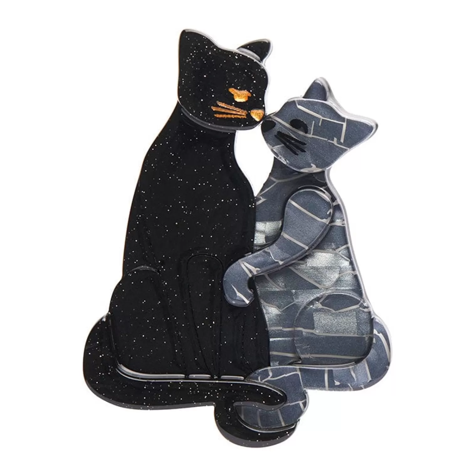 Feline Embrace Brooch*Erstwilder Discount