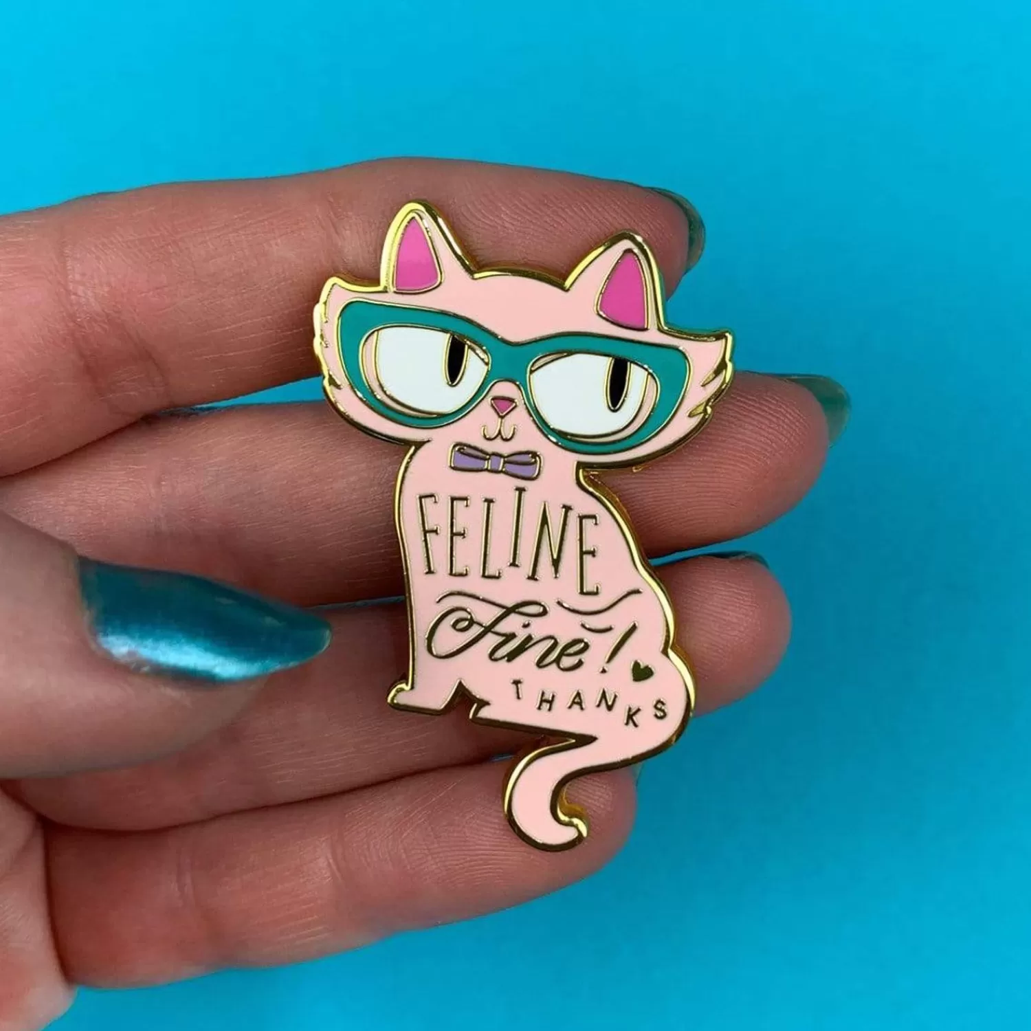 Feline Fine Enamel Pin*Erstwilder Sale