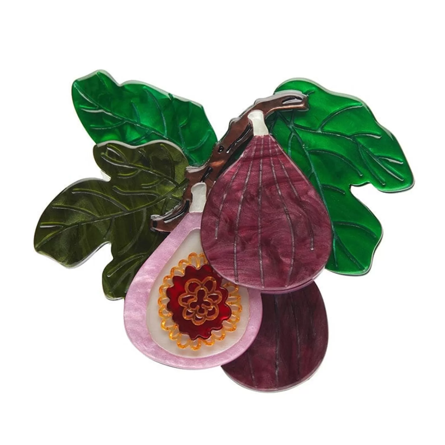 Fig Monday Brooch*Erstwilder Clearance