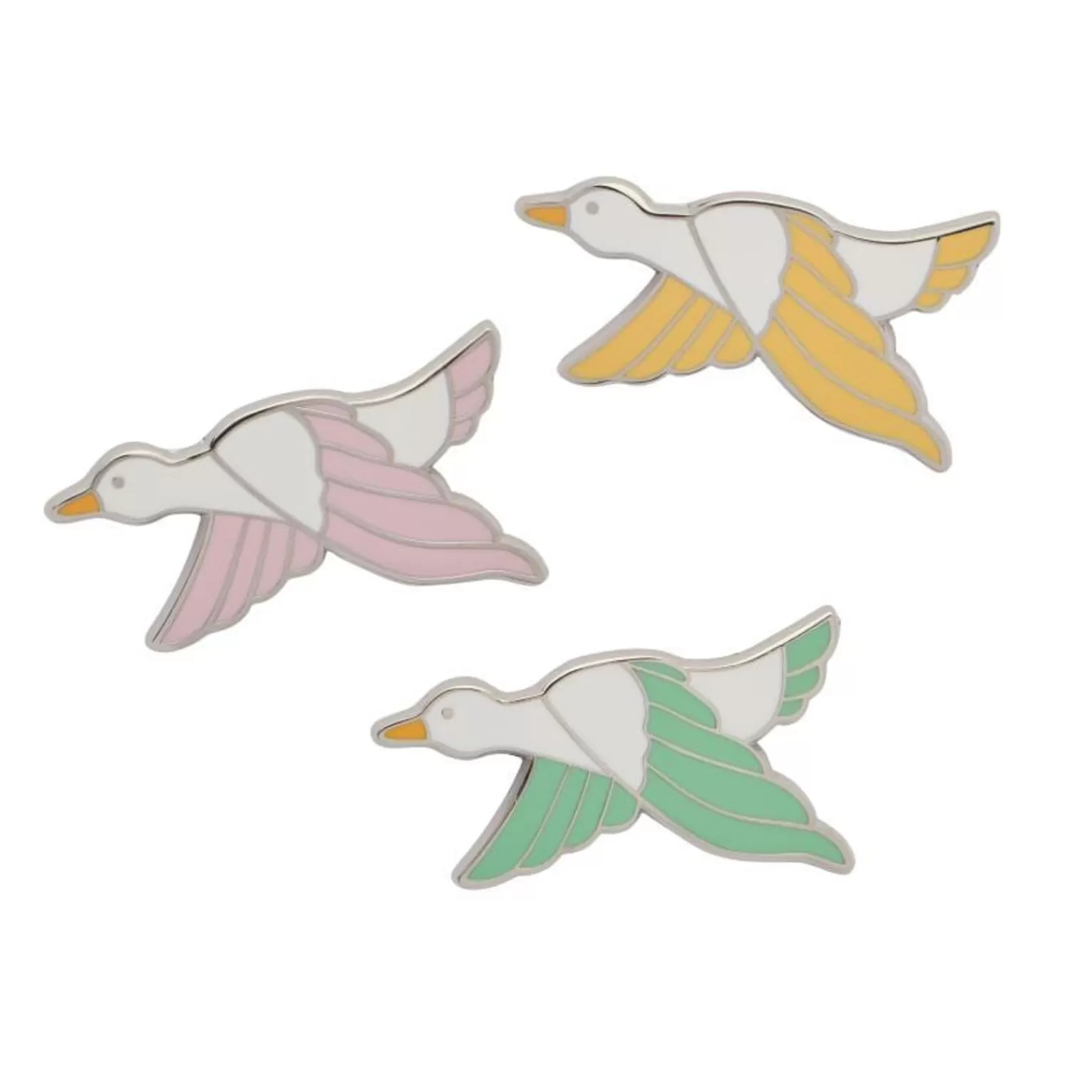 Flock Of Three Pin Set*Erstwilder New