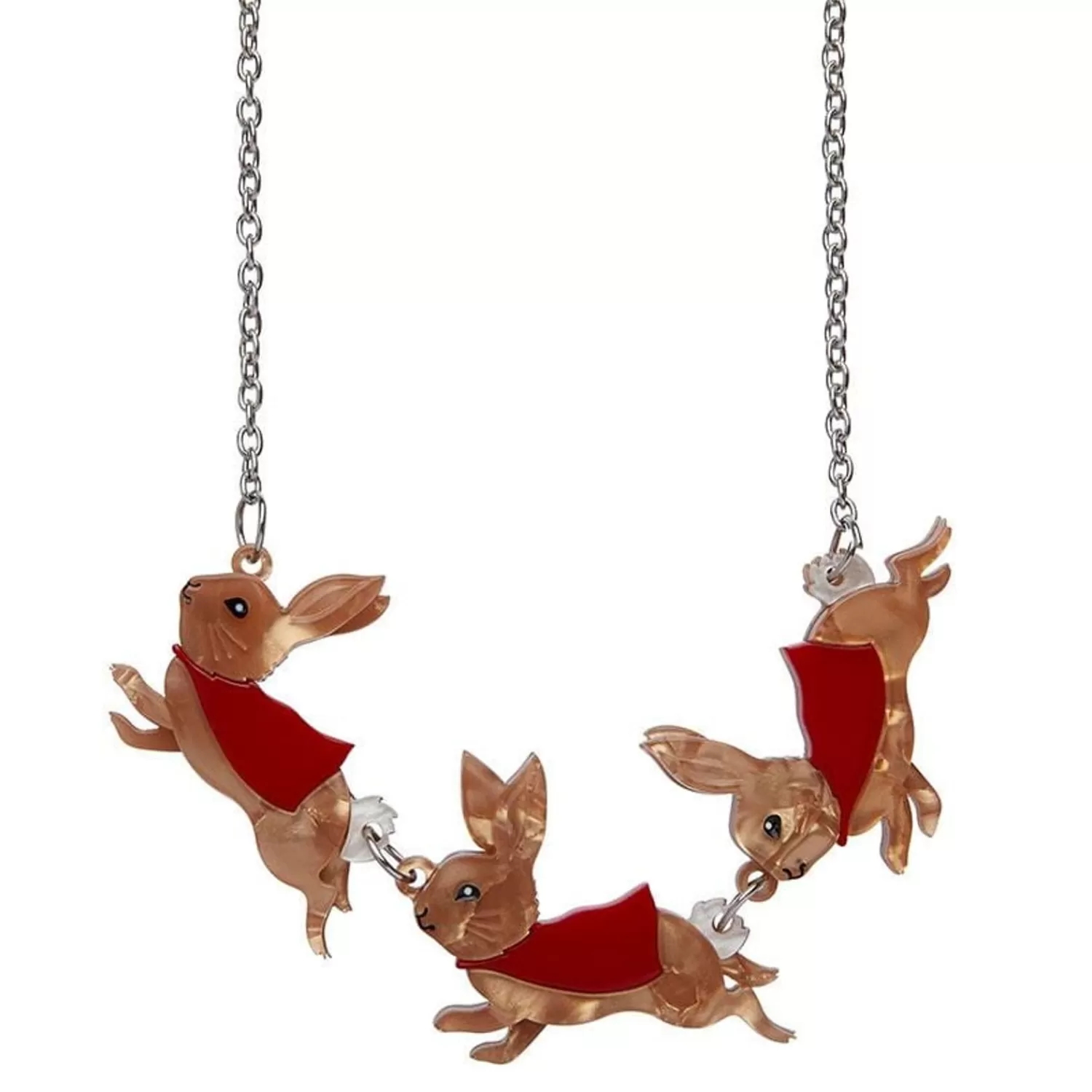 Flopsy, Mopsy & Cottontail Necklace*Erstwilder Fashion