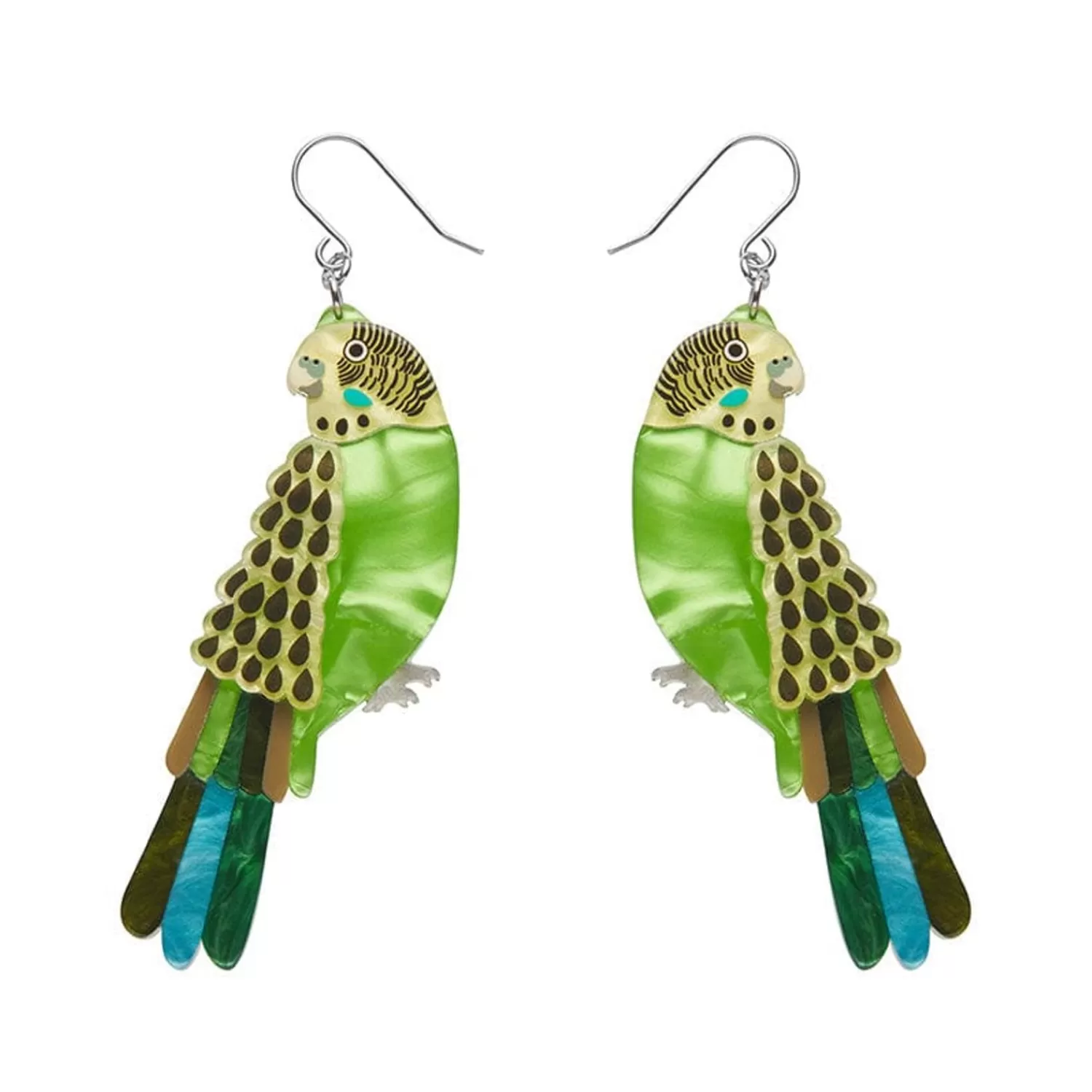 Flossie The Budgie Drop Earrings*Erstwilder Hot