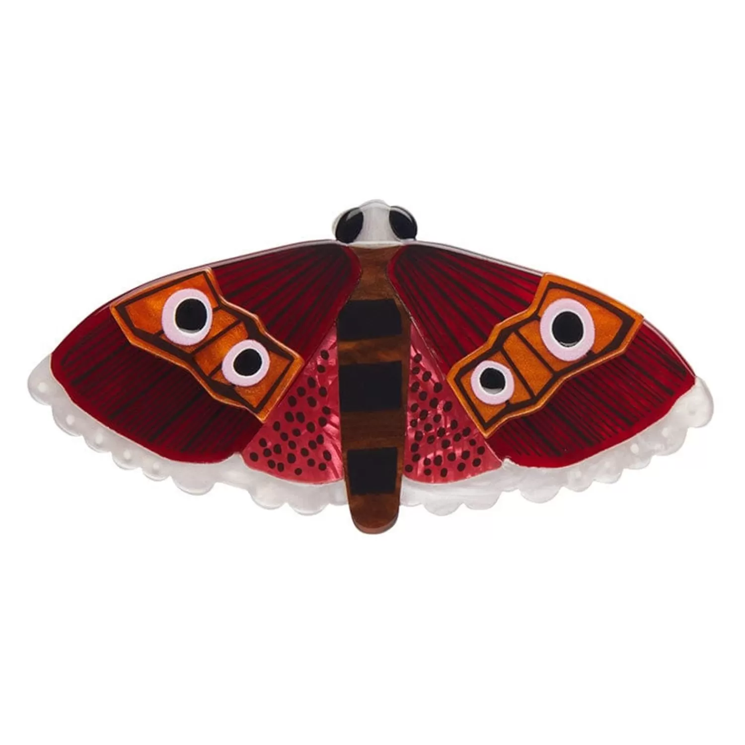 Fluttering Bogong Brooch*Erstwilder Hot