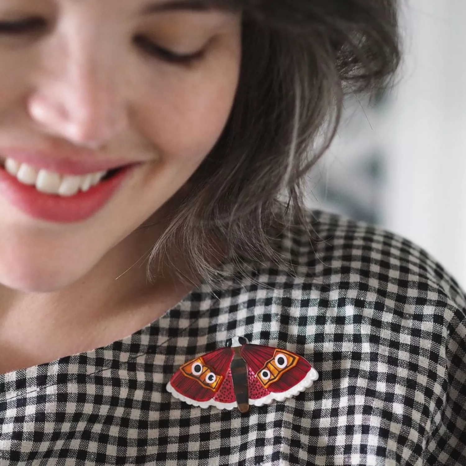 Fluttering Bogong Brooch*Erstwilder Hot