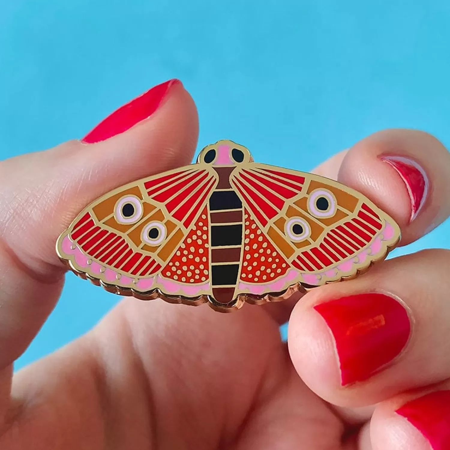 Fluttering Bogong Enamel Pin*Erstwilder Clearance