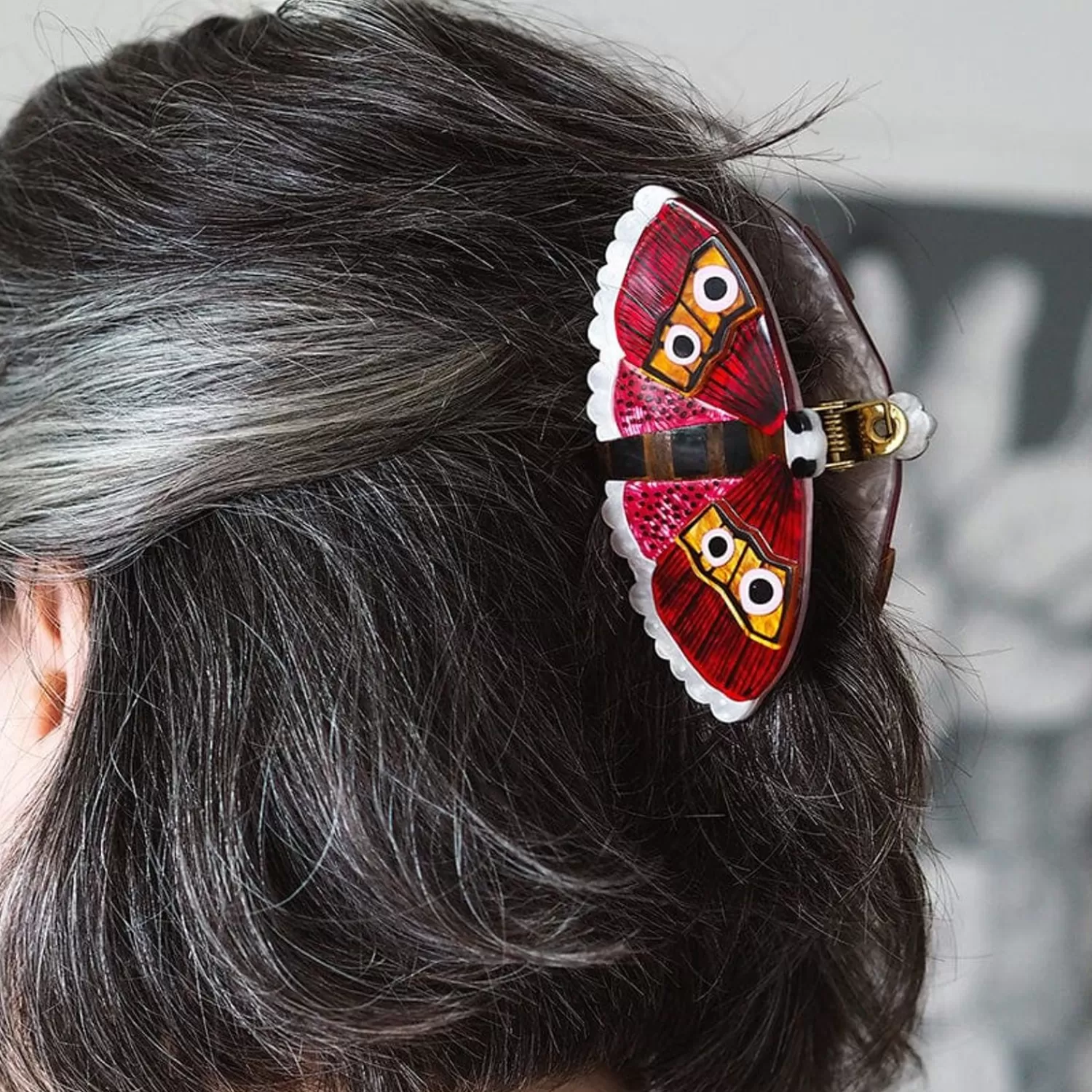 Fluttering Bogong Hair Clip Claw*Erstwilder Shop