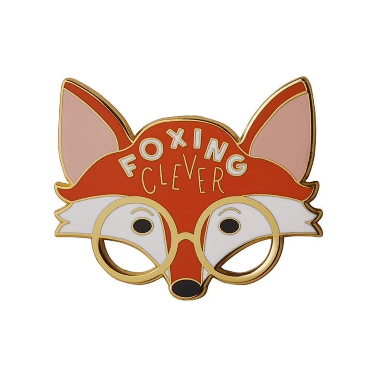 Foxing Clever Enamel Pin*Erstwilder Cheap