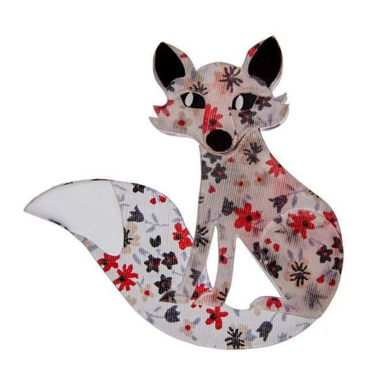 Frond Fox Brooch*Erstwilder Cheap