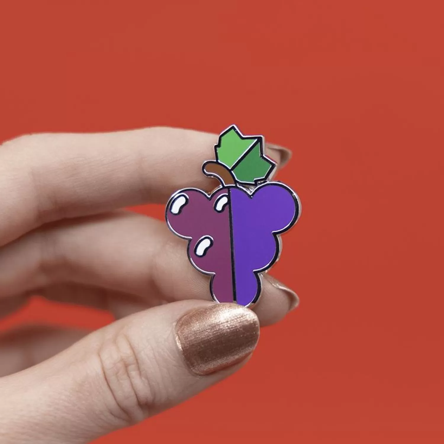 Fruit Salad Grapes Enamel Pin*Erstwilder Best Sale