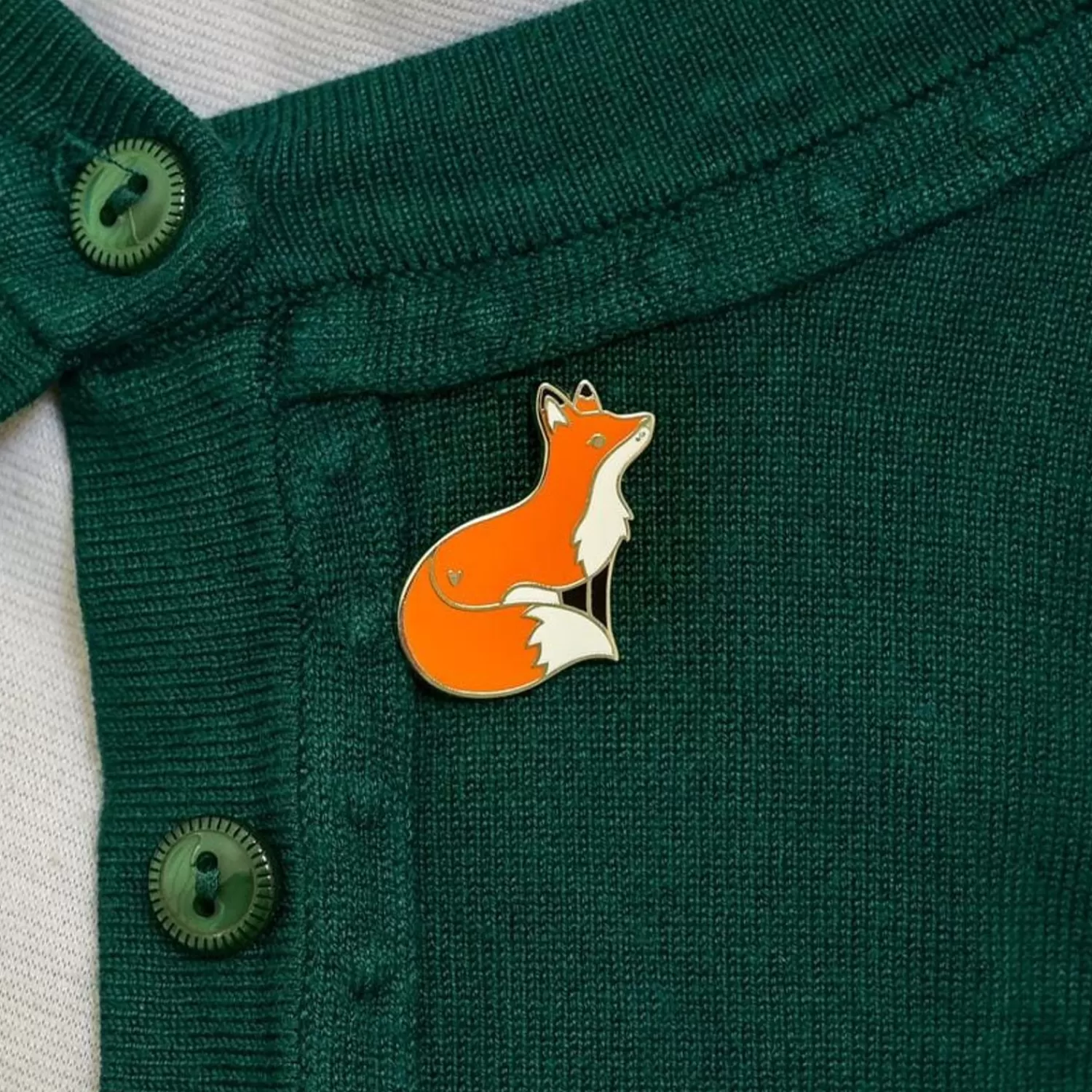 Furtive Fox Enamel Pin*Erstwilder Cheap