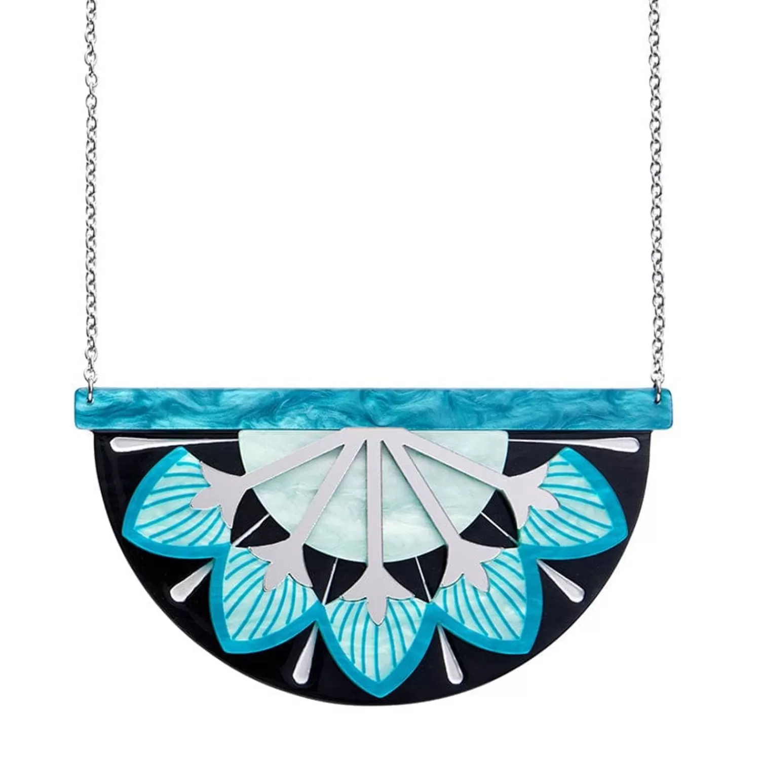 Geometric Fanfare Necklace*Erstwilder Online