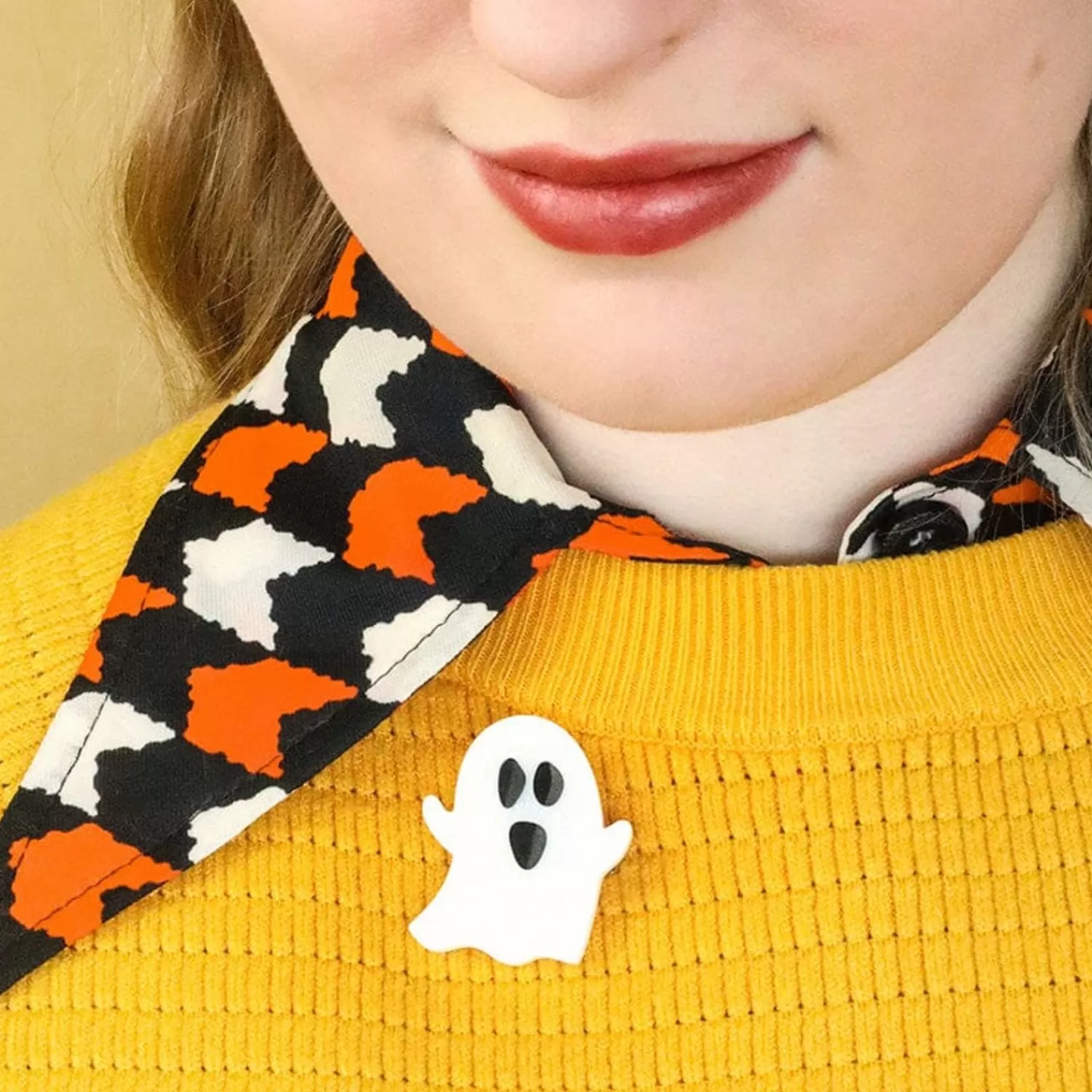 Glitter Ghost Mini Brooch*Erstwilder Cheap