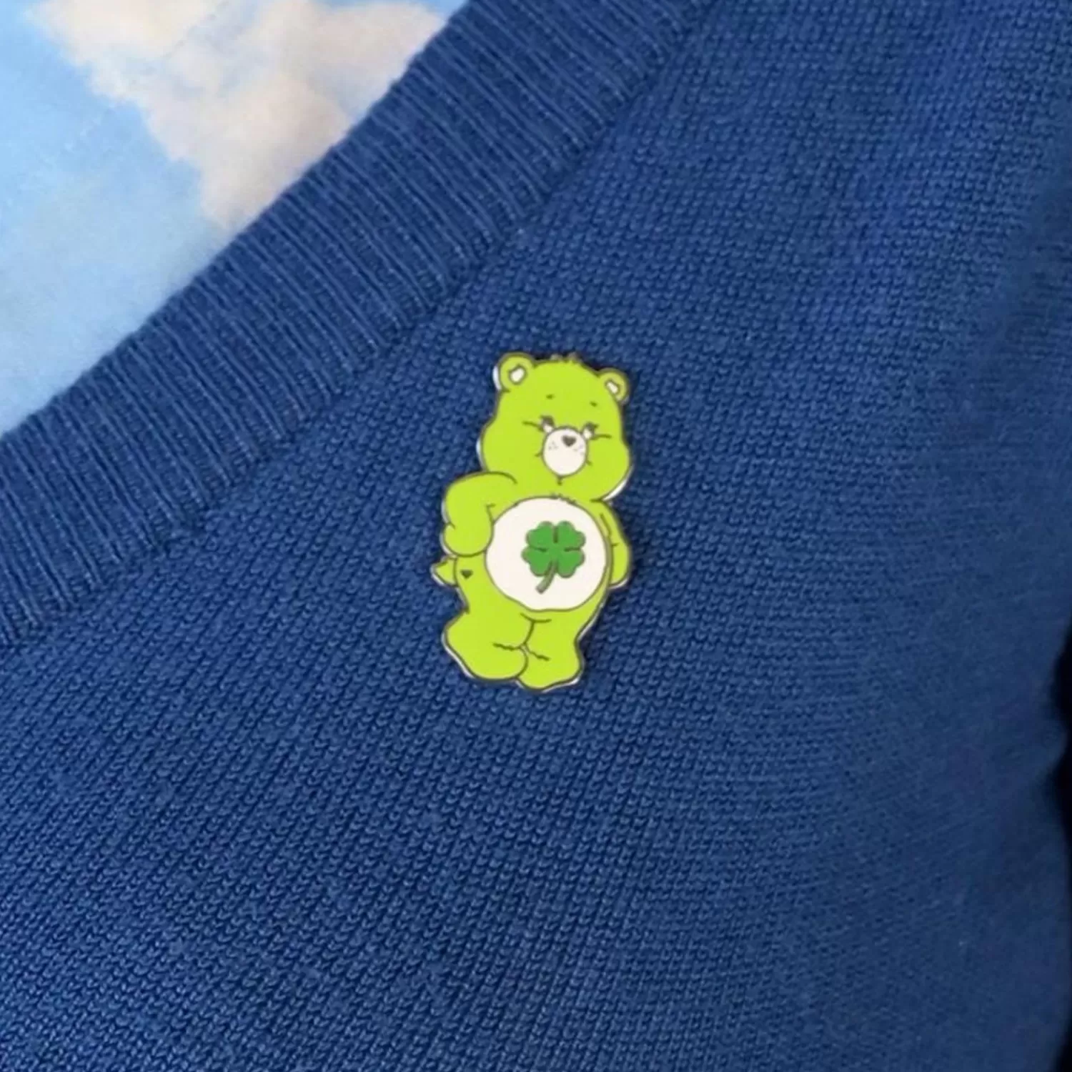 Good Luck Bear Enamel Pin*Erstwilder Sale