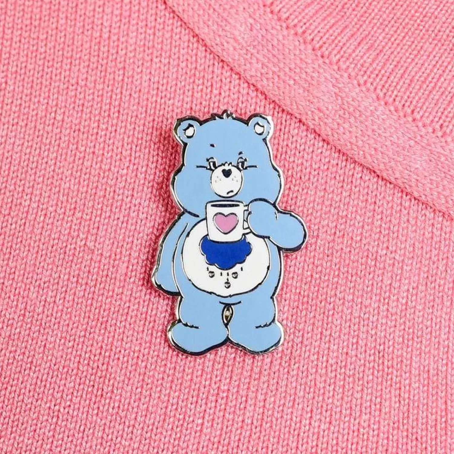 Good Morning, Grumpy Bear Enamel Pin*Erstwilder Fashion