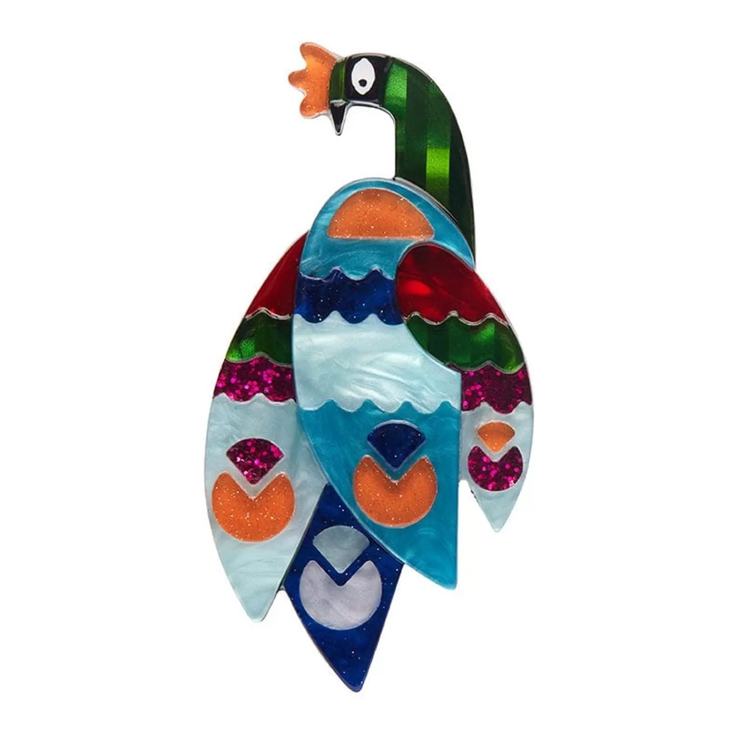 Good Tidings Peacock Brooch*Erstwilder Best Sale