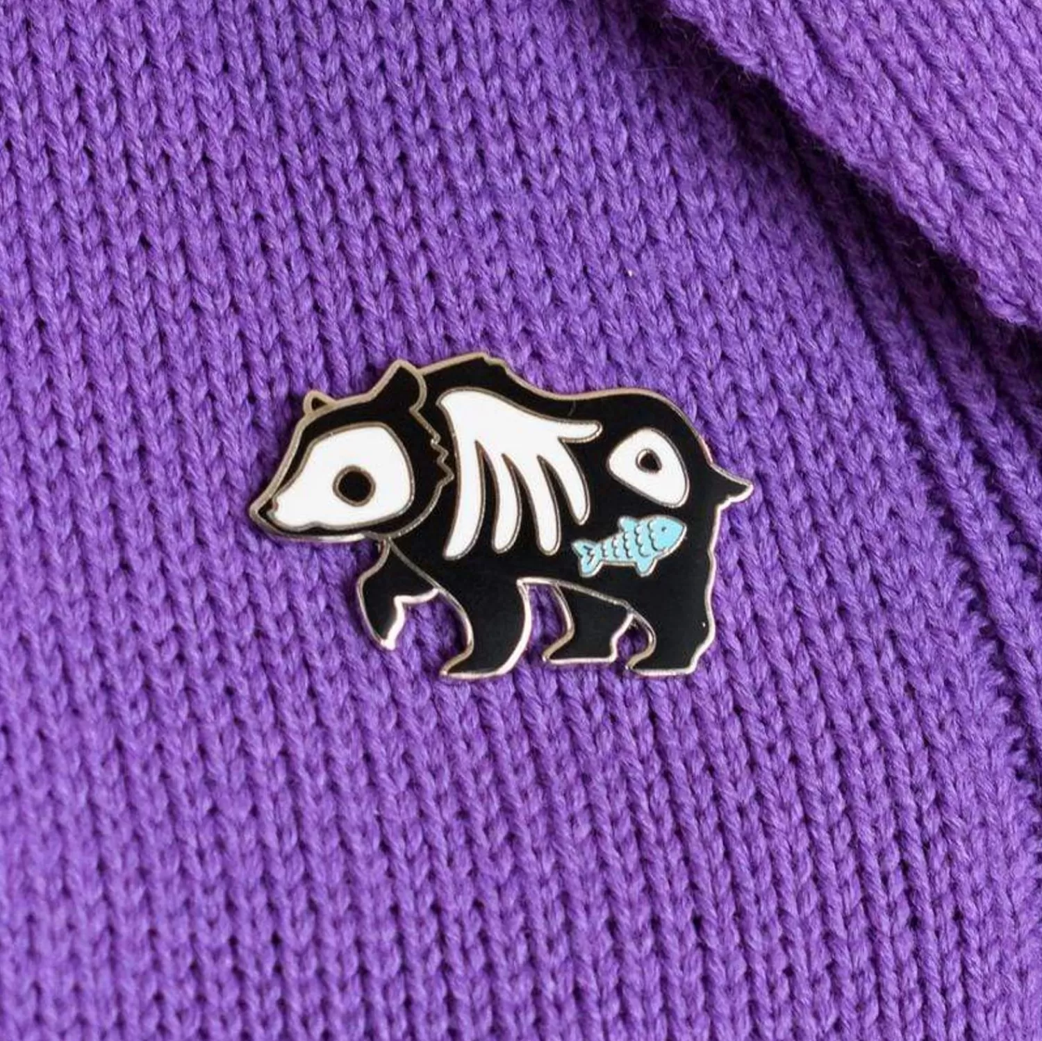 Grizzly Gruesome Enamel Pin*Erstwilder Fashion