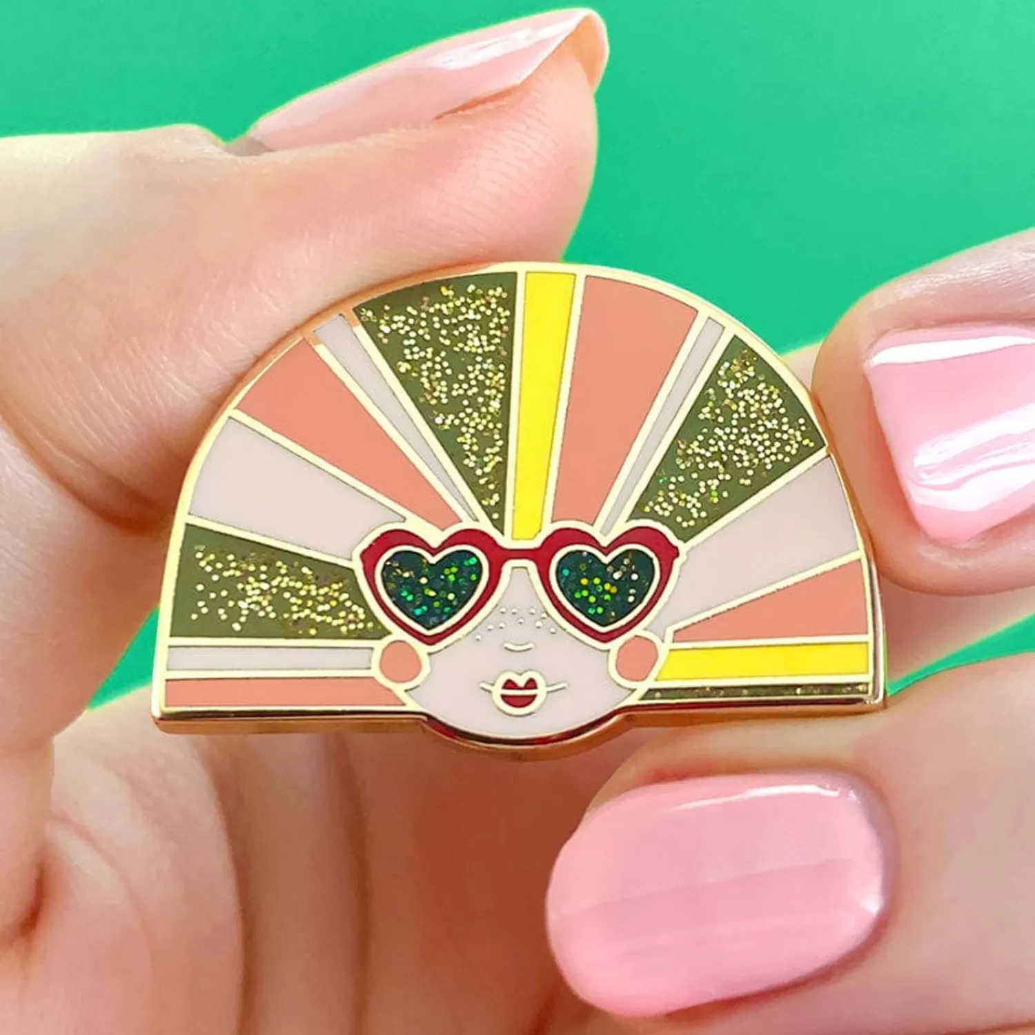 Groovy U.V. Enamel Pin*Erstwilder Best Sale