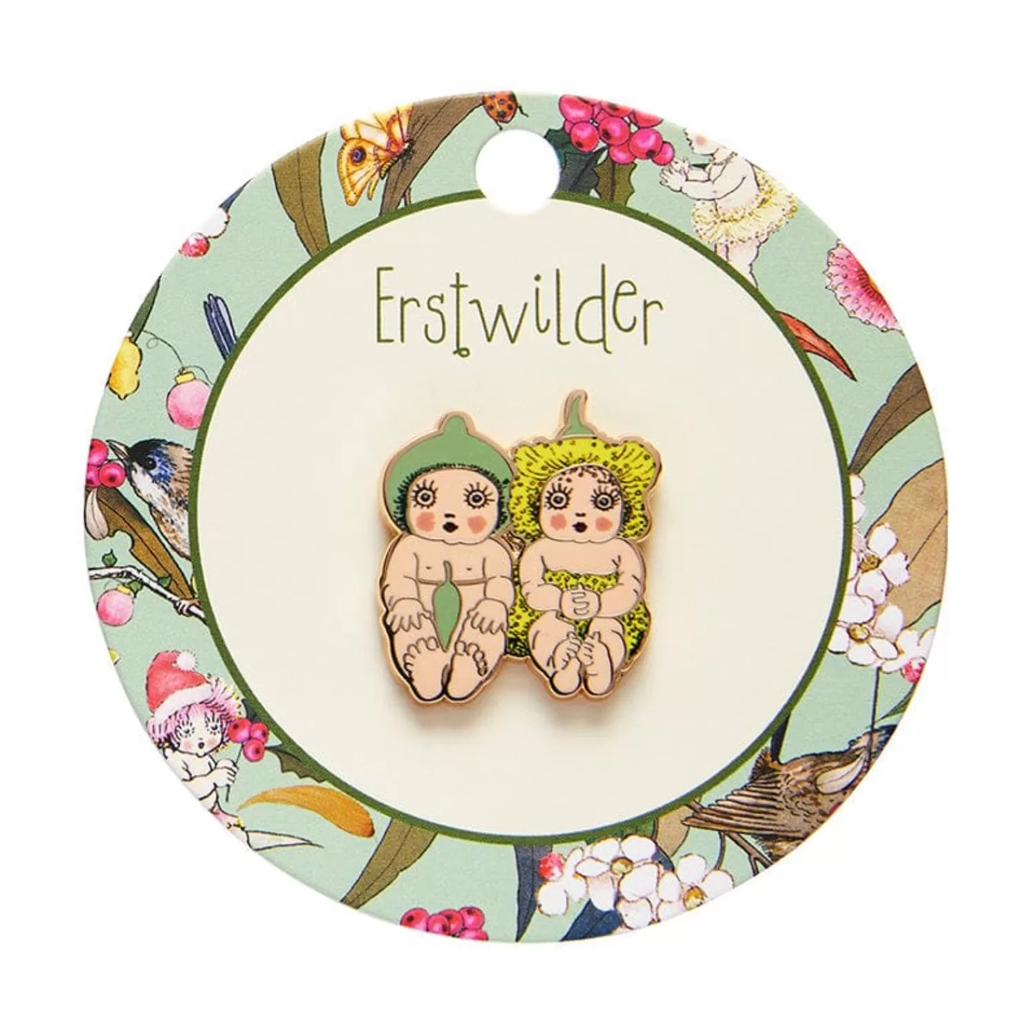 Gumnut Twins Enamel Pin*Erstwilder Sale