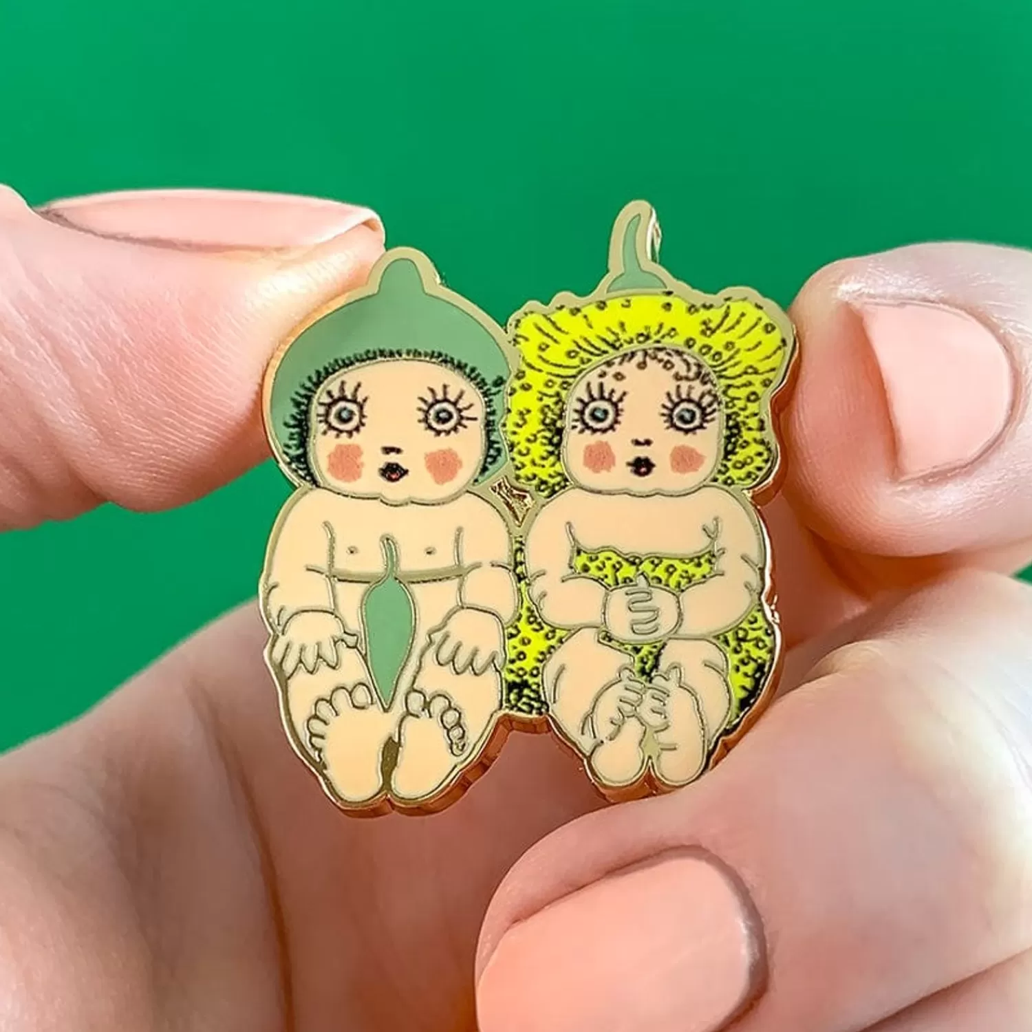 Gumnut Twins Enamel Pin*Erstwilder Sale