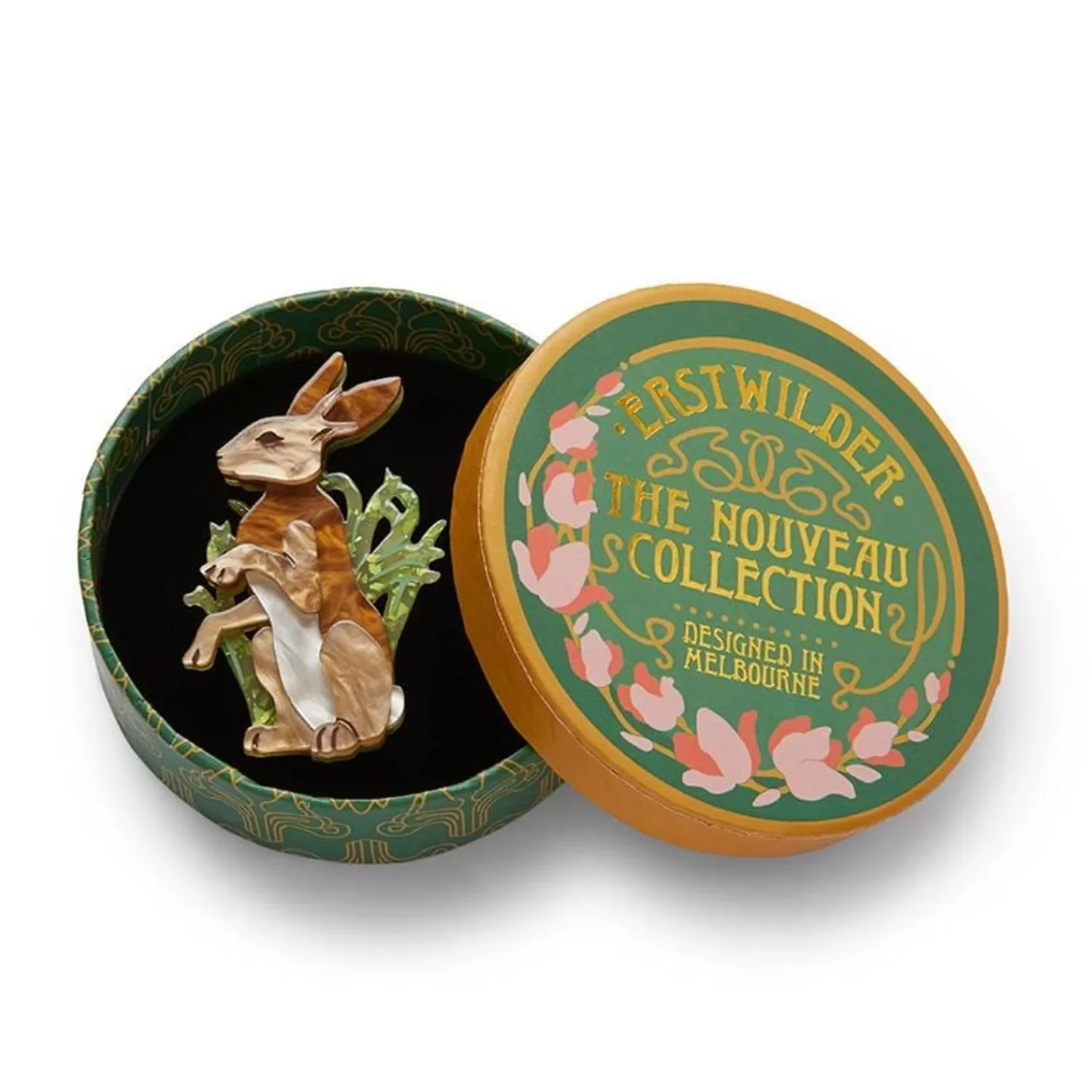 Habitual Hare Brooch*Erstwilder Discount