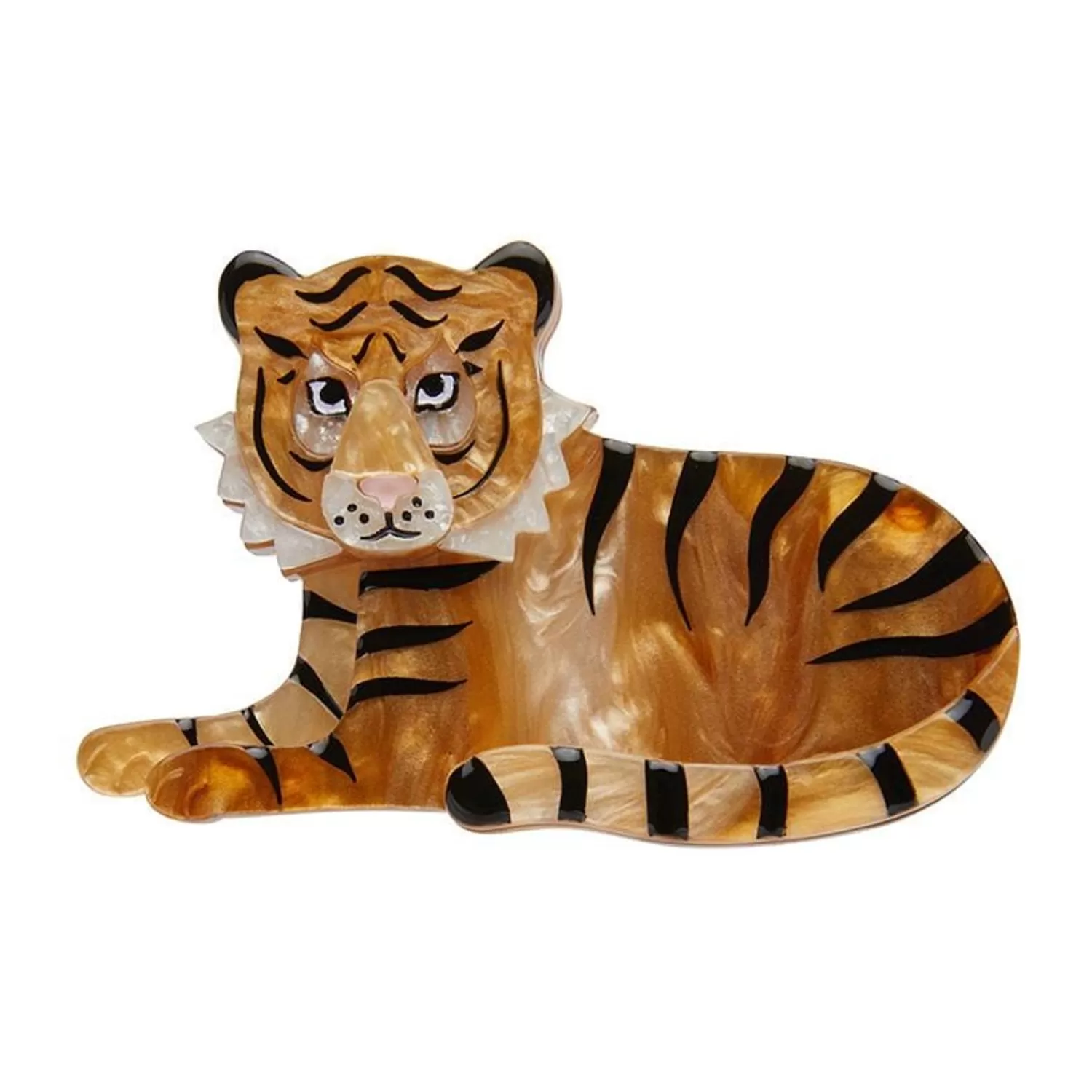 Hairy Hobbes Tiger Brooch*Erstwilder Best Sale