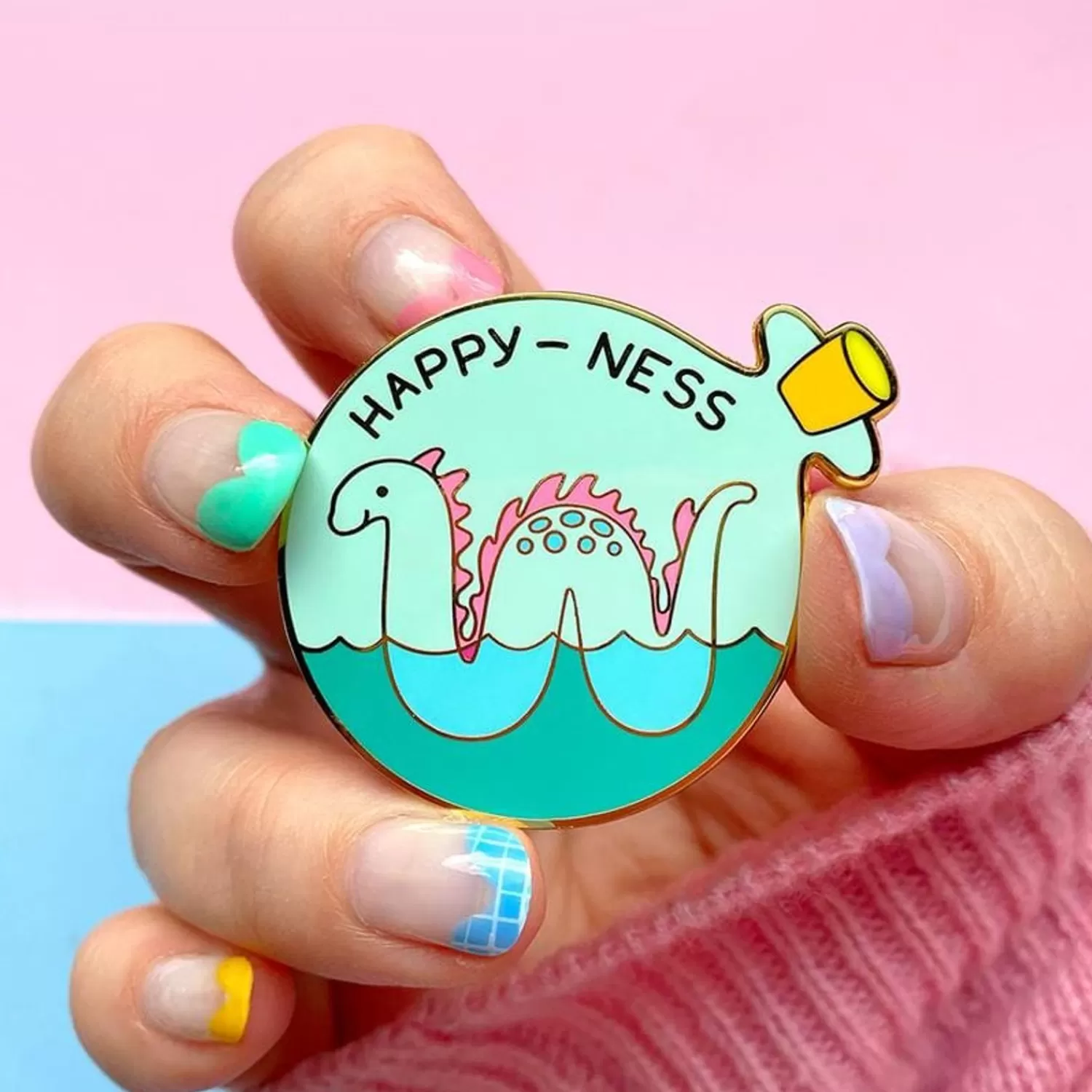 Happy Ness Enamel Pin*Erstwilder Cheap