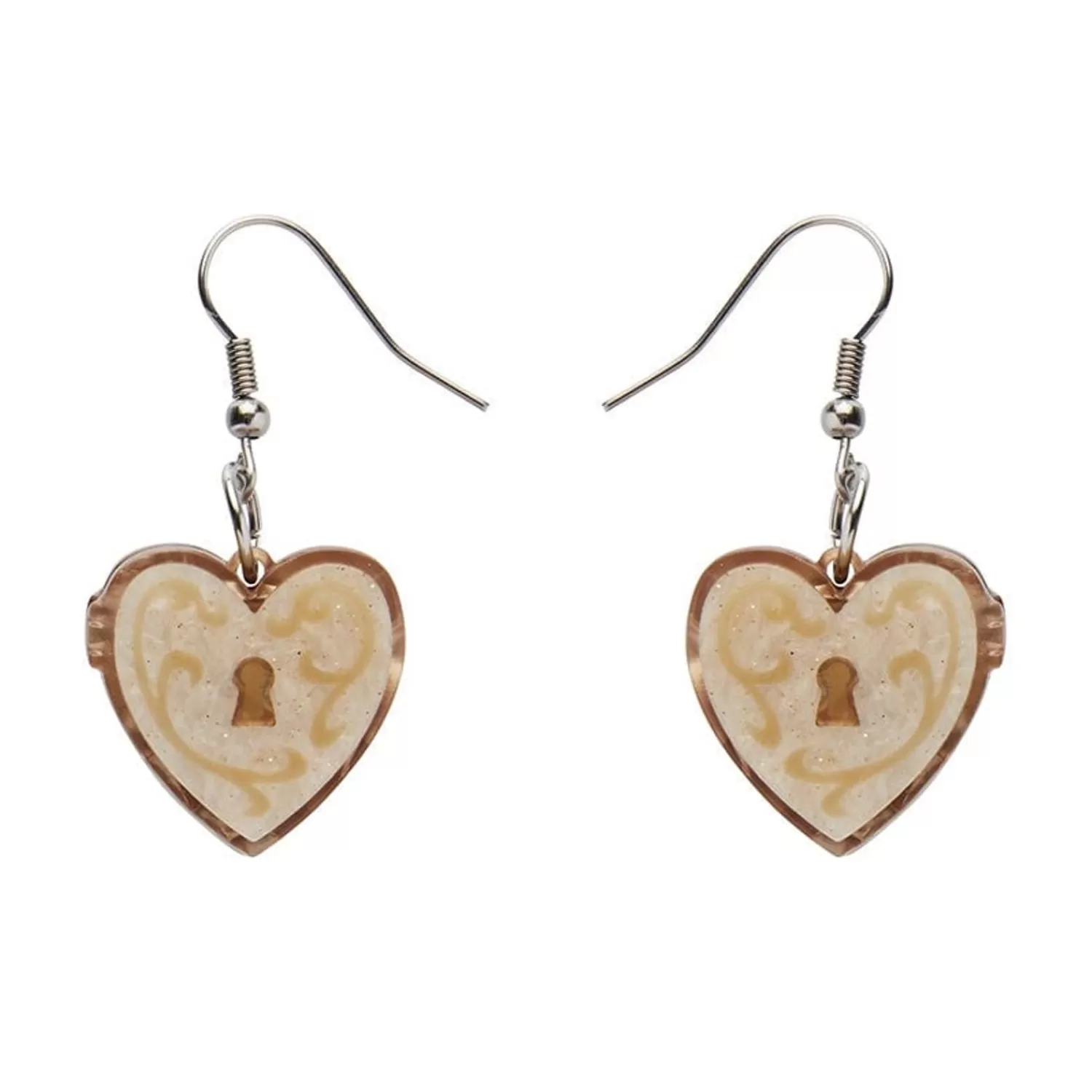 Heart Of Cache Drop Earrings*Erstwilder Flash Sale