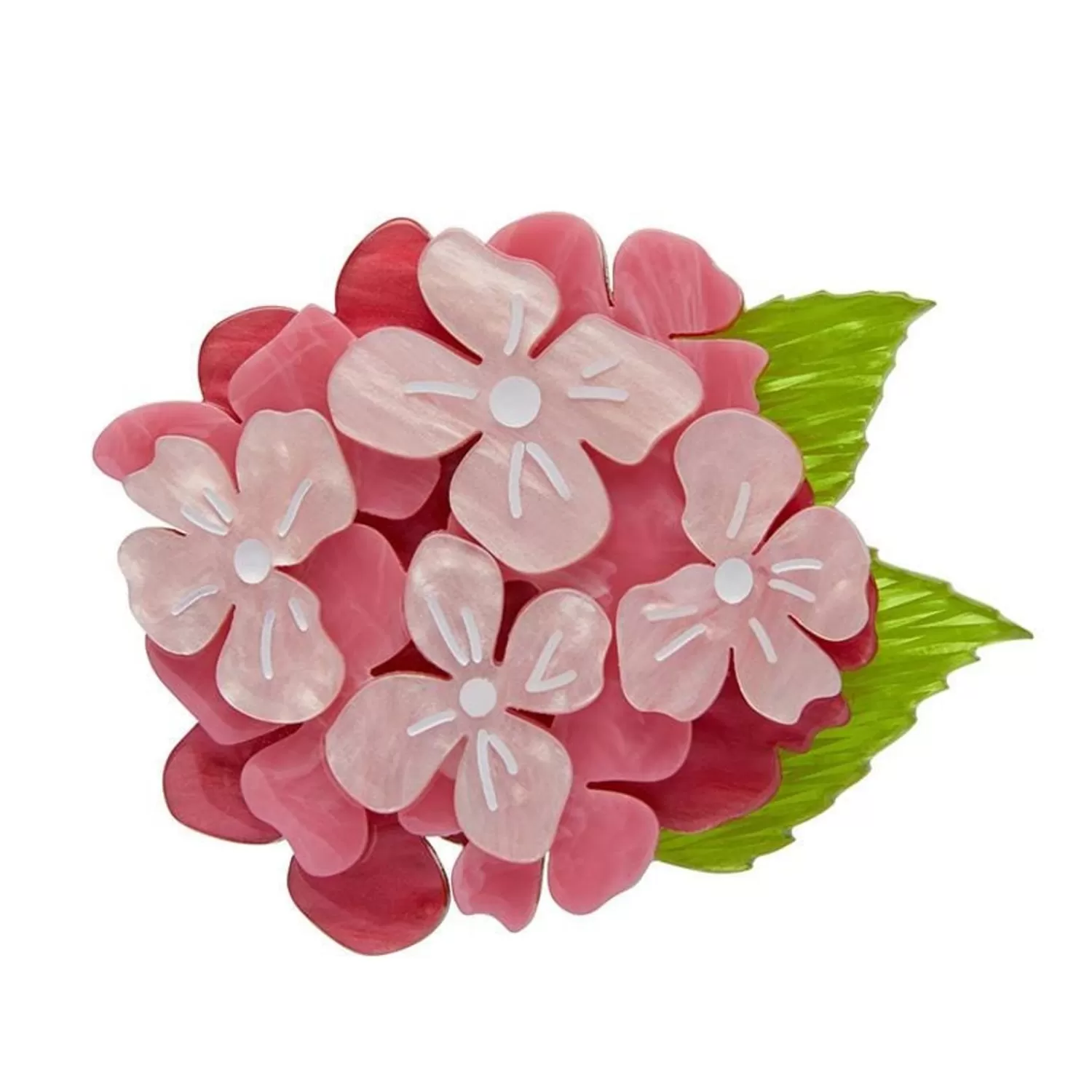 Heartfelt Hydrangea Brooch*Erstwilder Flash Sale