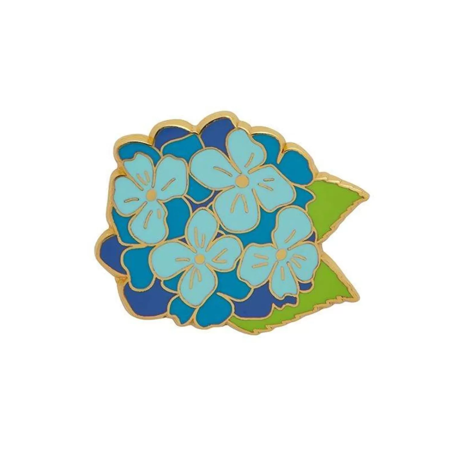 Heartfelt Hydrangea Enamel Pin*Erstwilder Cheap