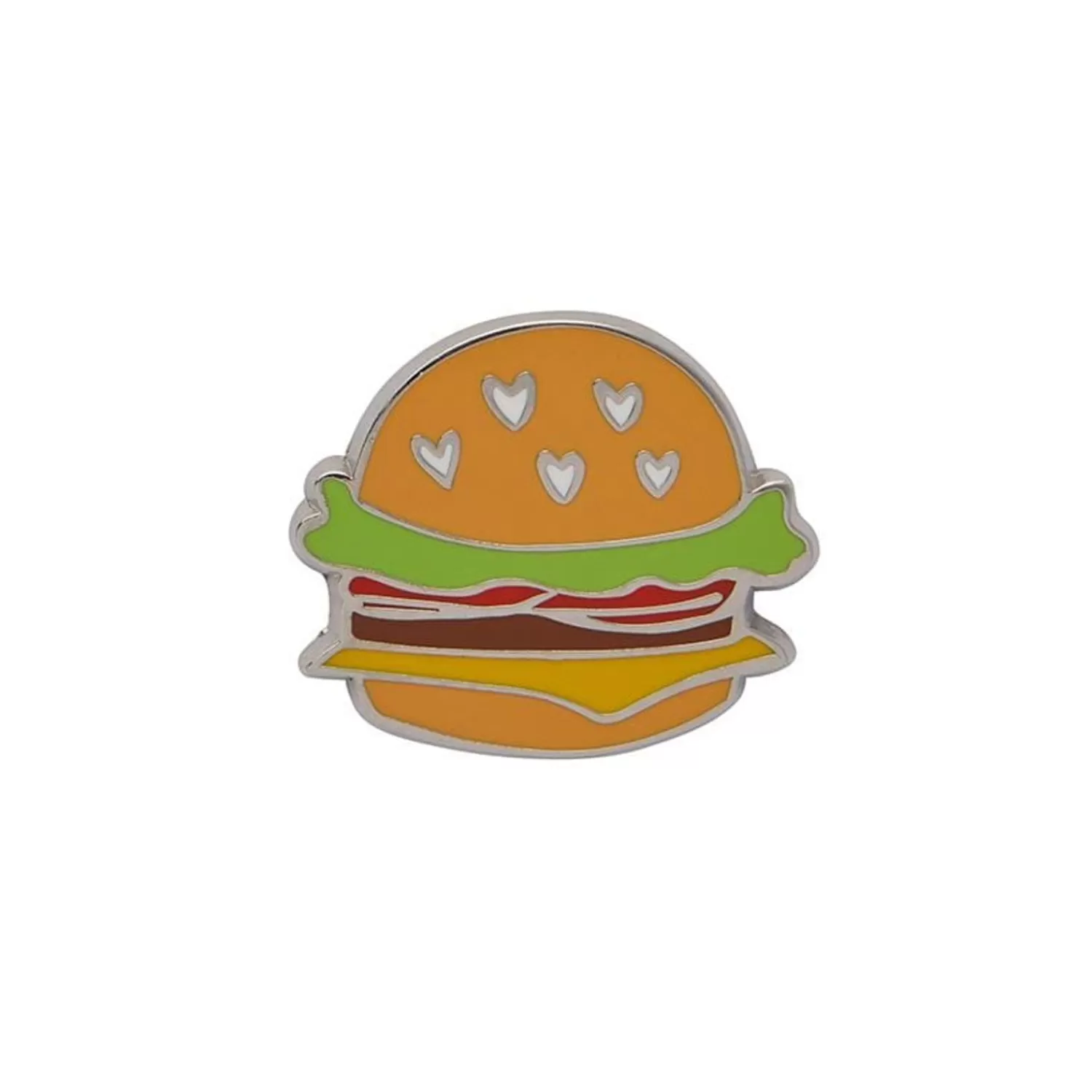 Hearty Hamburger Enamel Pin*Erstwilder Cheap