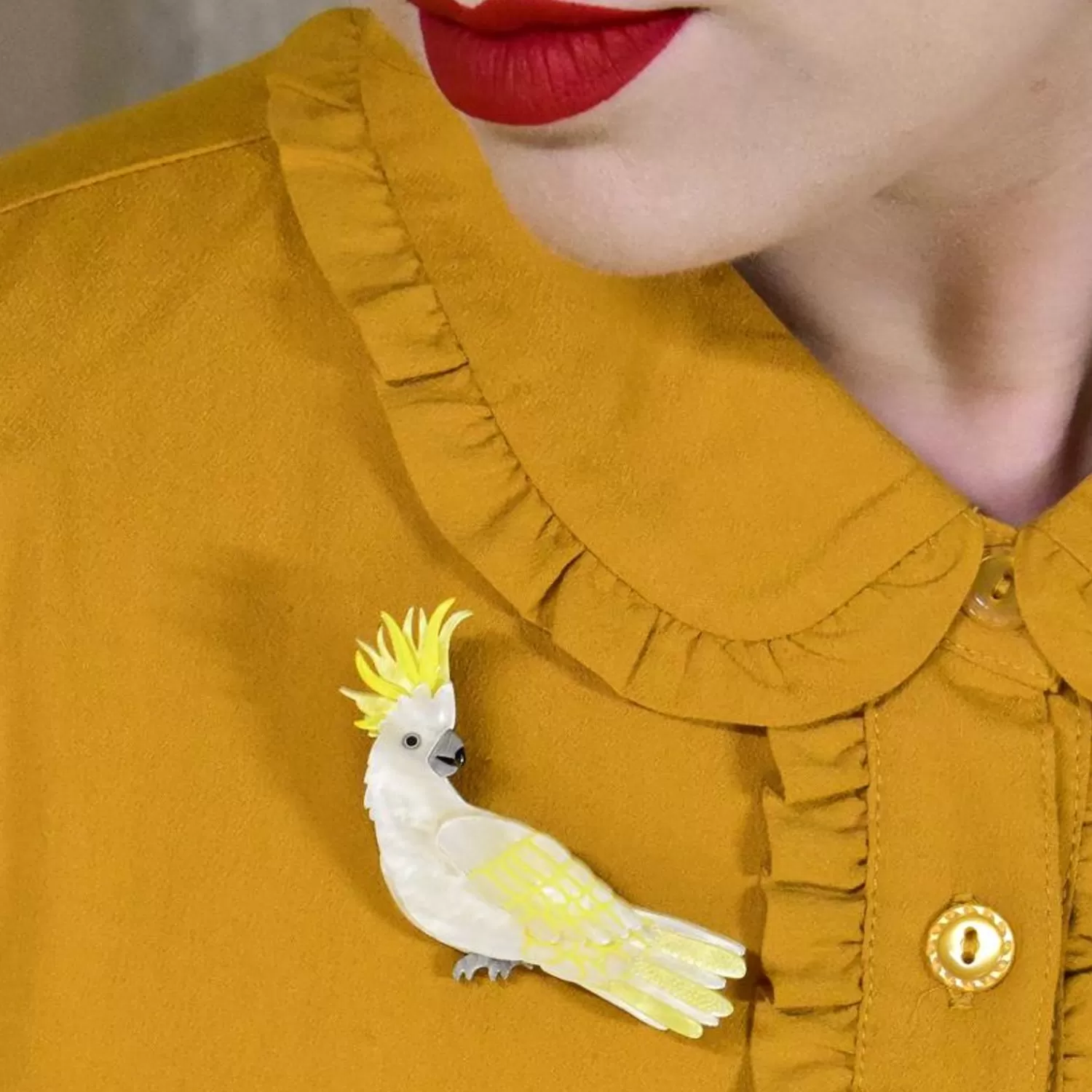 Hello Cocky Brooch*Erstwilder Flash Sale