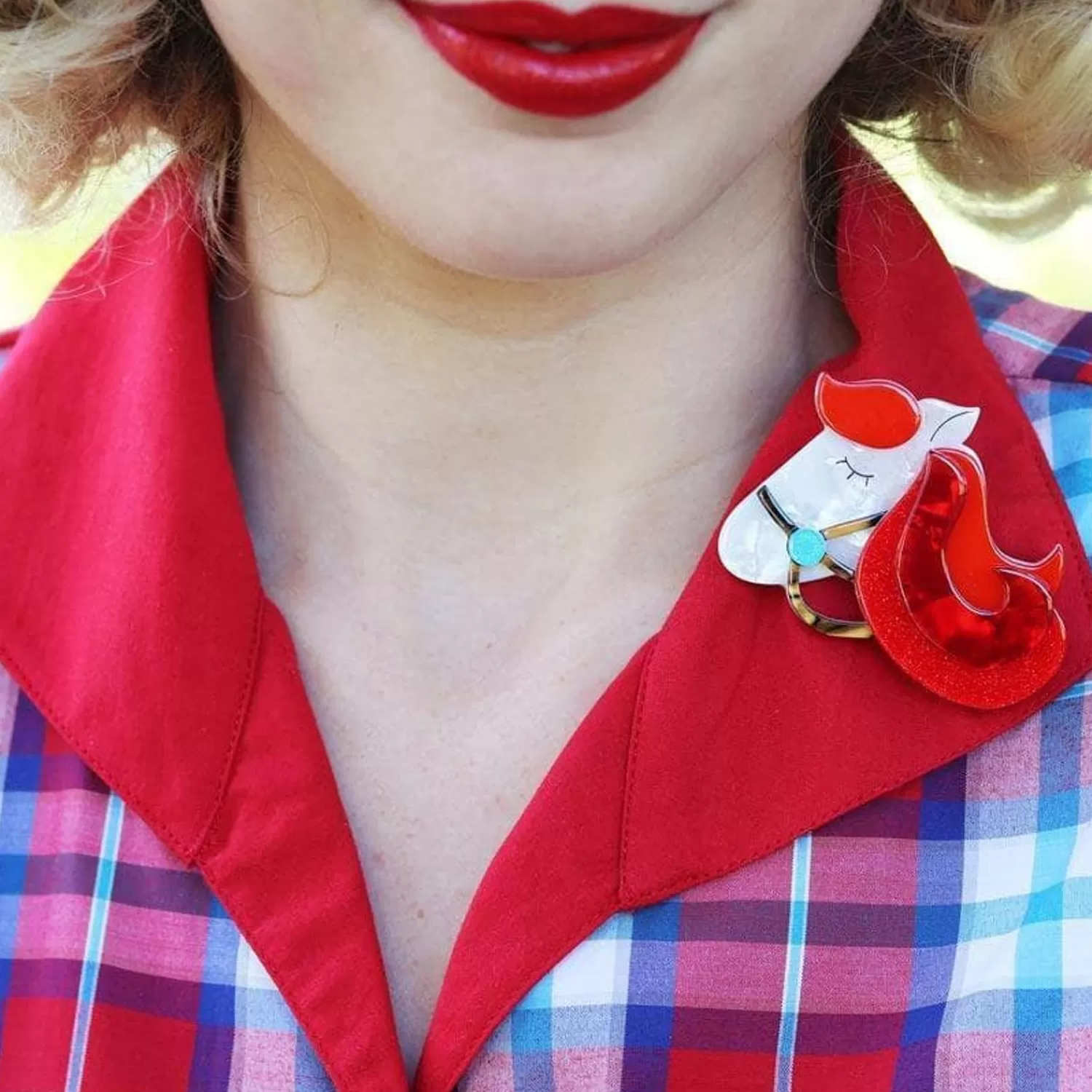 His Girl Friday Brooch*Erstwilder Best