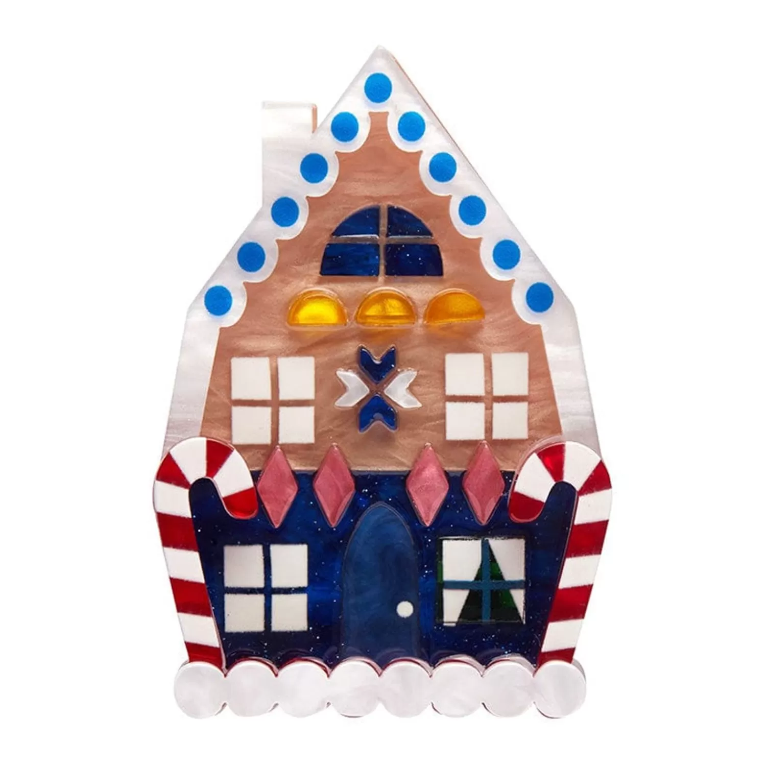 Holiday Home Brooch*Erstwilder Outlet