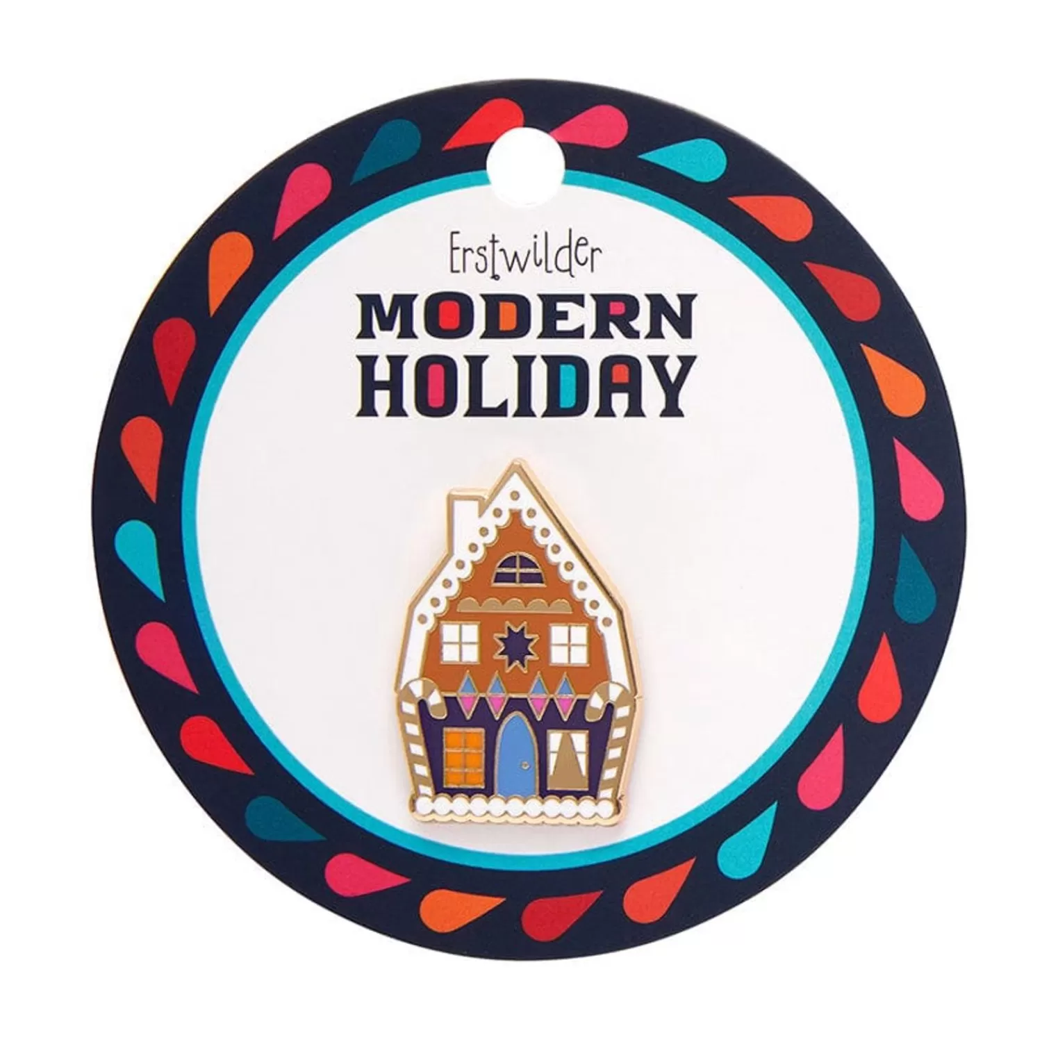 Holiday Home Enamel Pin*Erstwilder Clearance