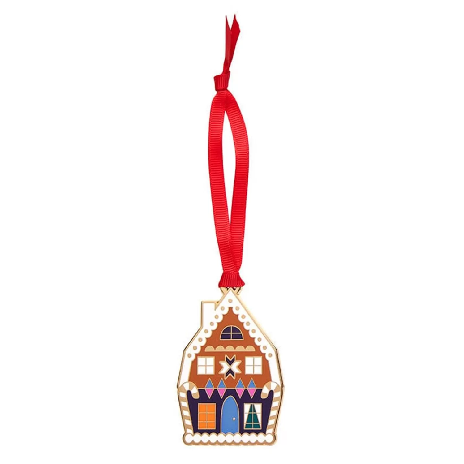 Holiday Home Enamel Tree Ornament*Erstwilder Discount