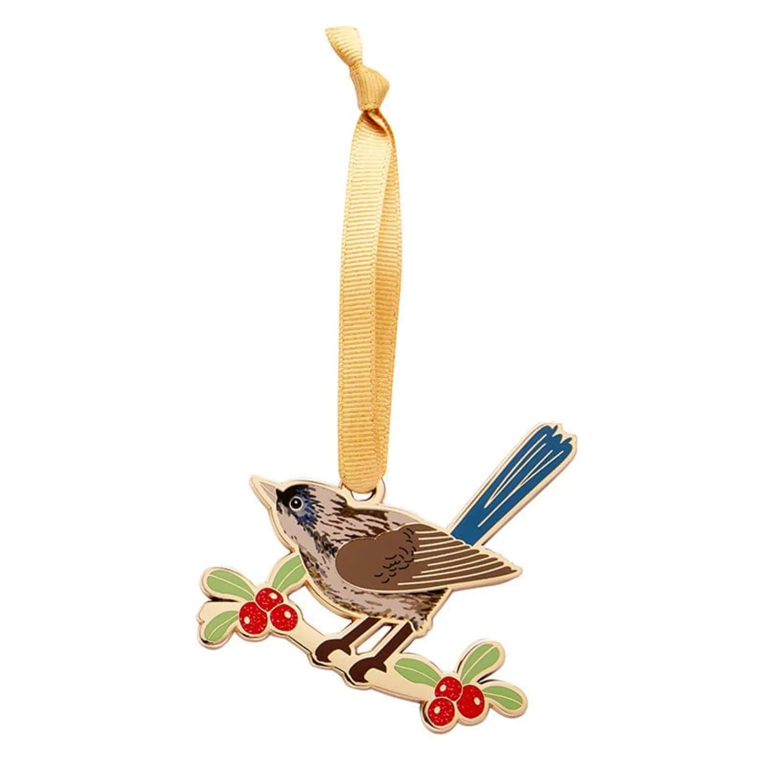 Holly Wagtail Christmas Tree Ornament*Erstwilder New